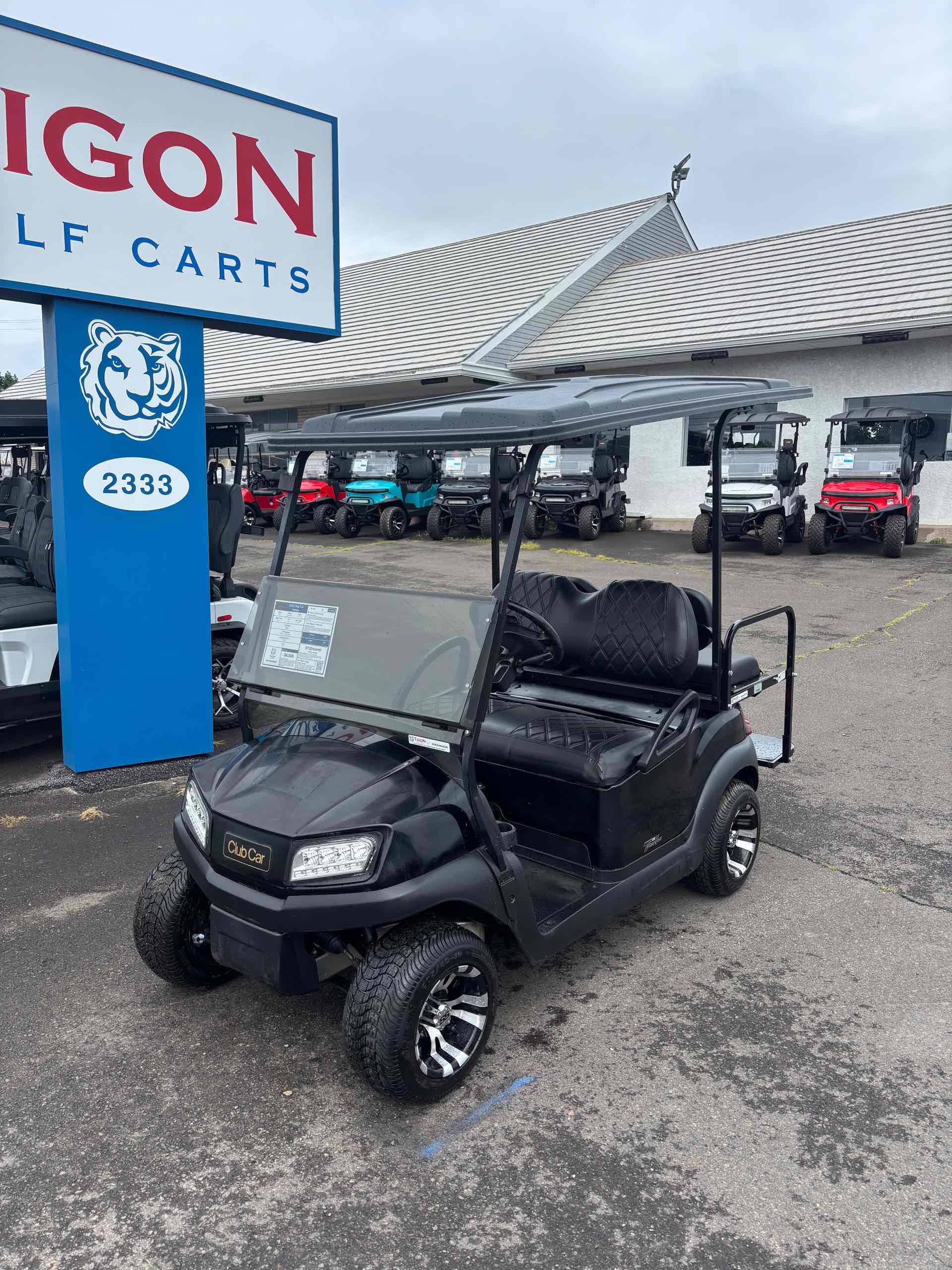 Used 2020 Club Car Tempo Golf Cart in Black for sale at TIGON Long Pond, PA