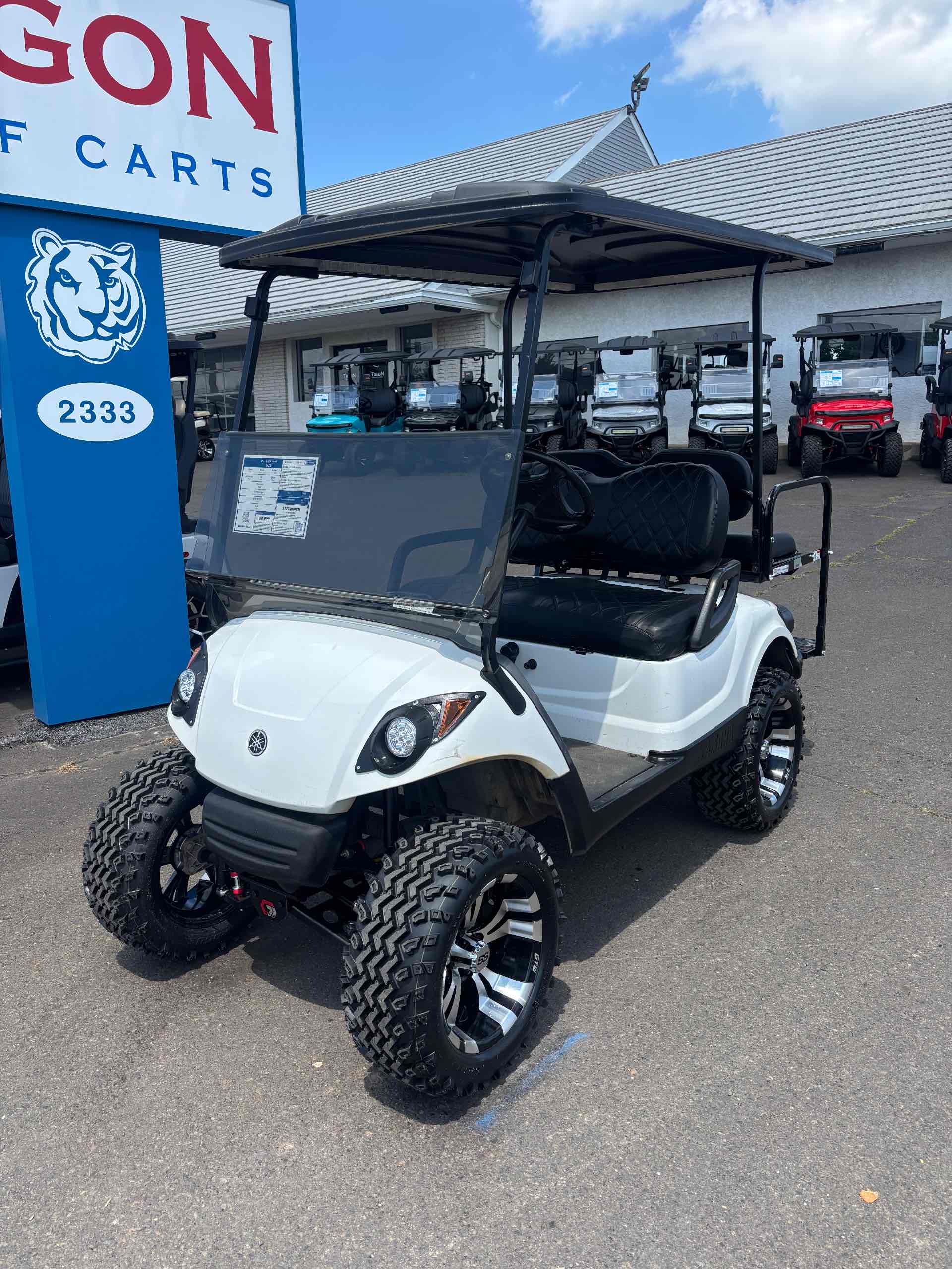 Used 2013 Yamaha G29 Golf Cart in White for sale at TIGON Long Pond, PA