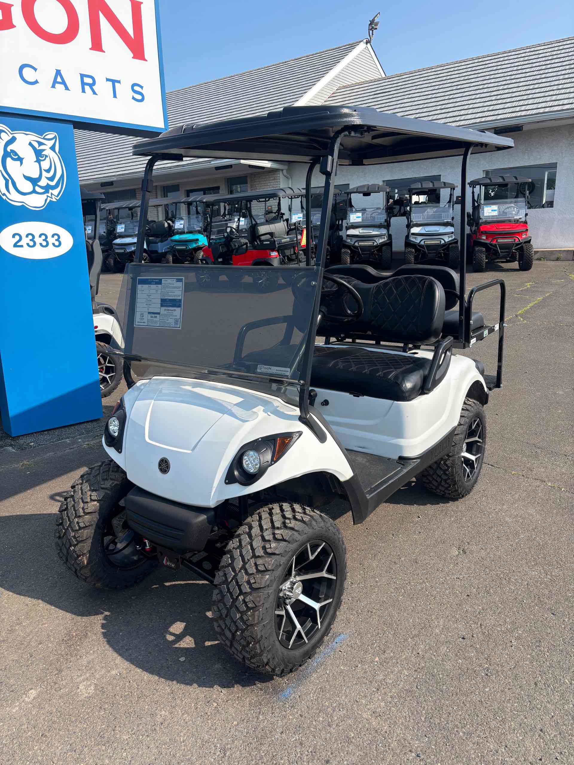 Used 2013 Yamaha G29 Golf Cart in White for sale at TIGON Lecanto, FL