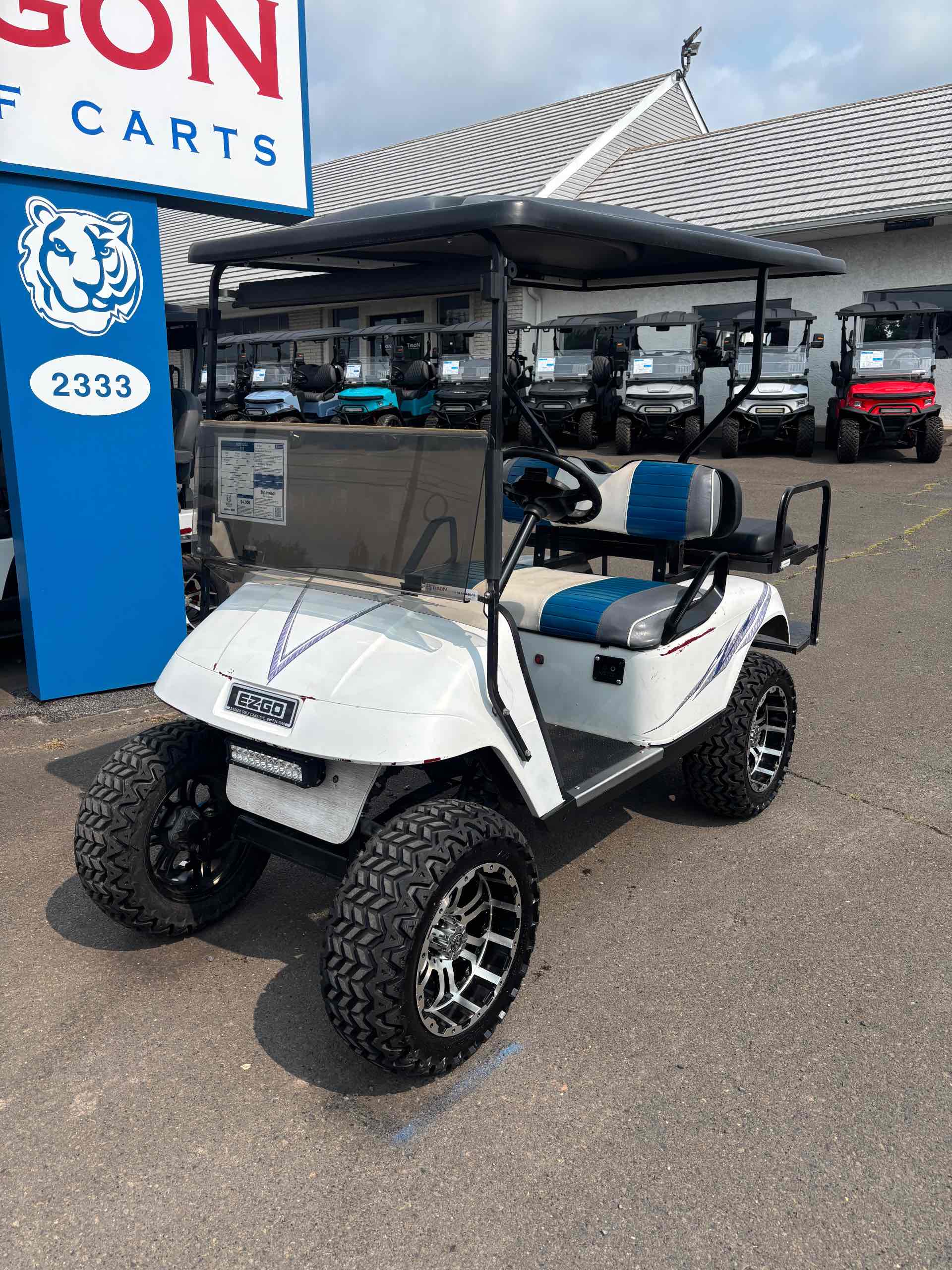 Used 2008 EZGO TXT Golf Cart in White for sale at TIGON Hatfield, PA