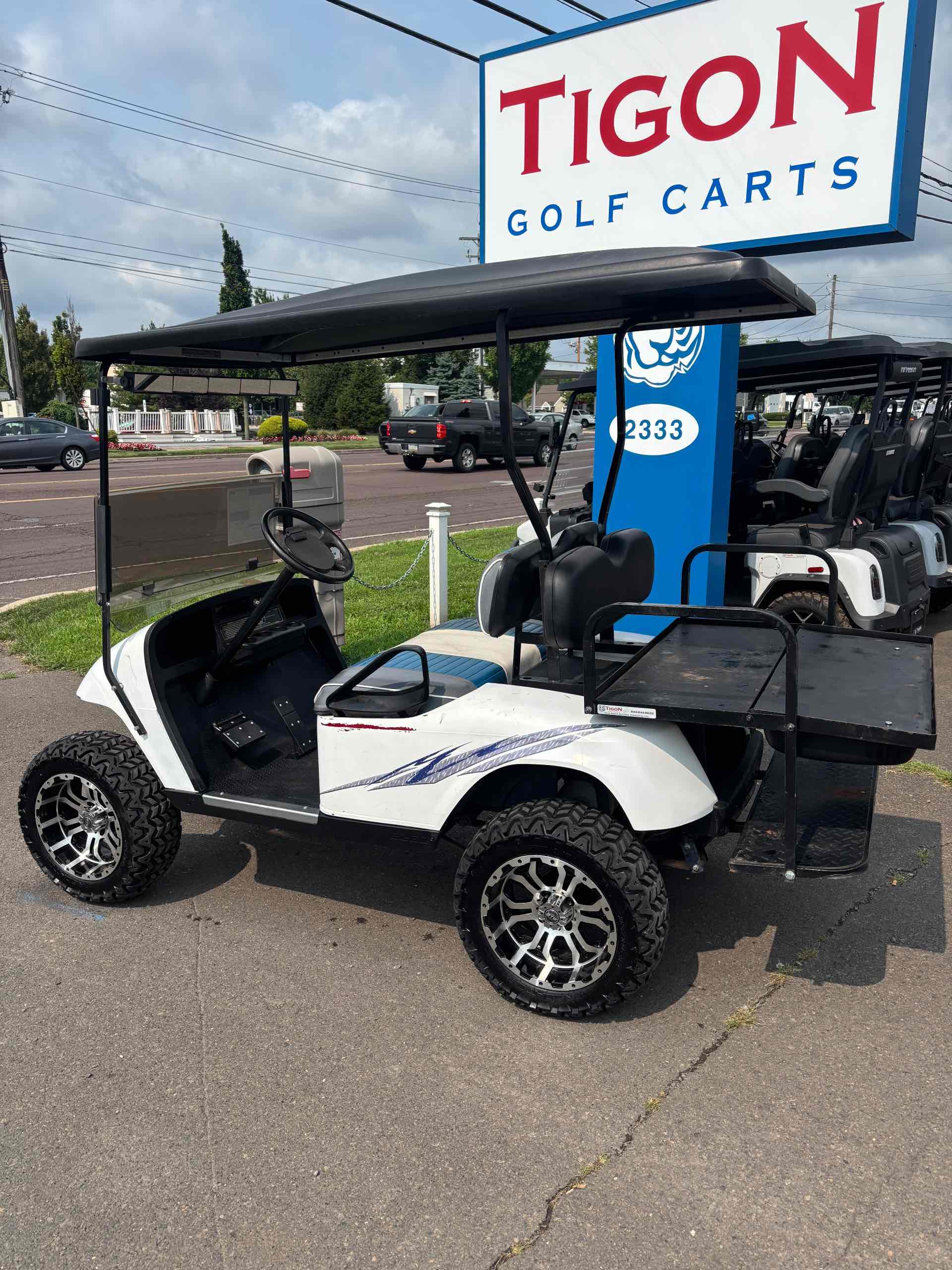 2008 EZGO TXT White golf cart in White — photo 3 of 4, Hatfield, PA