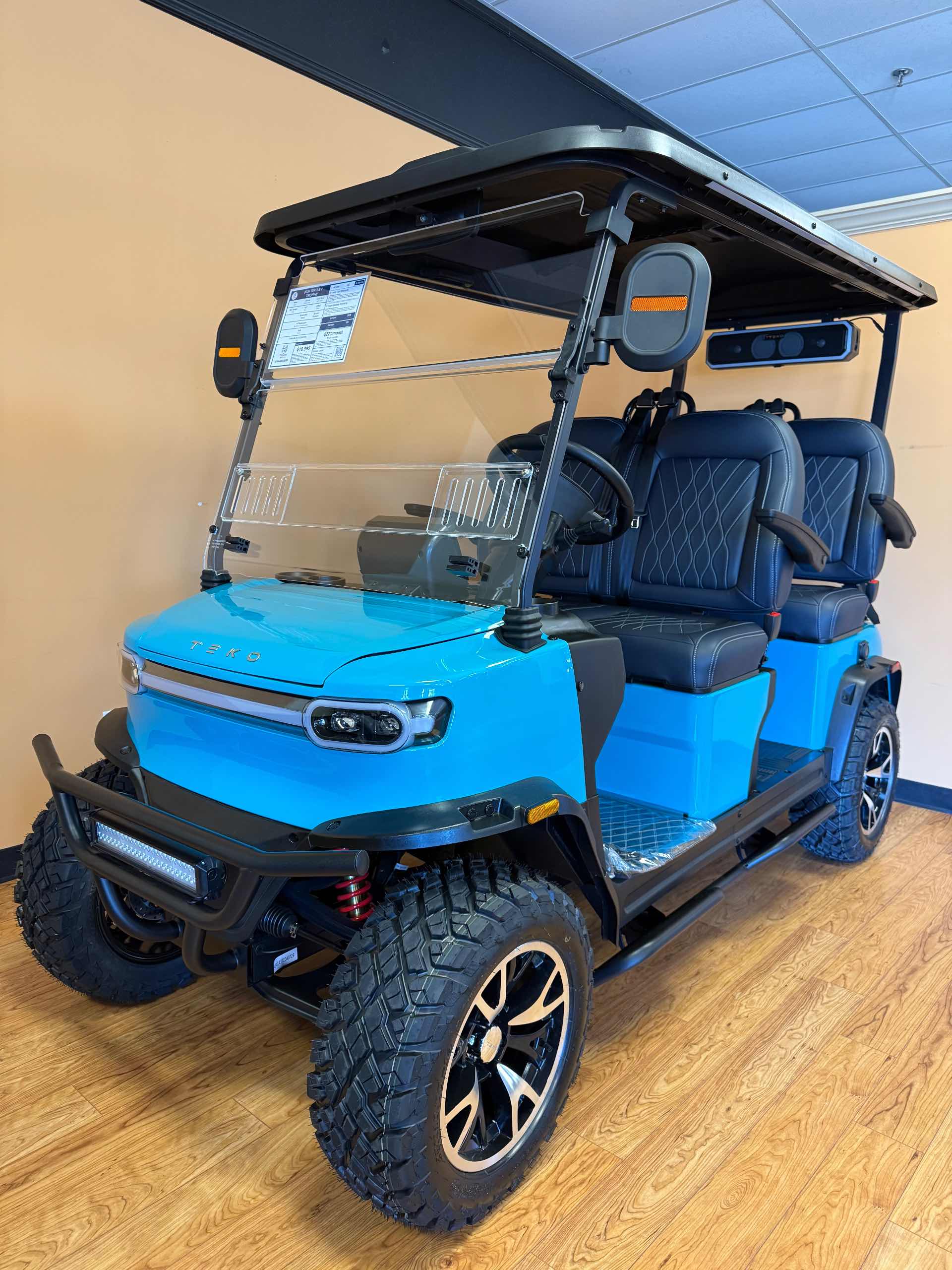 2026 TEKO EV TROPHY Golf Cart in Gulf Blue