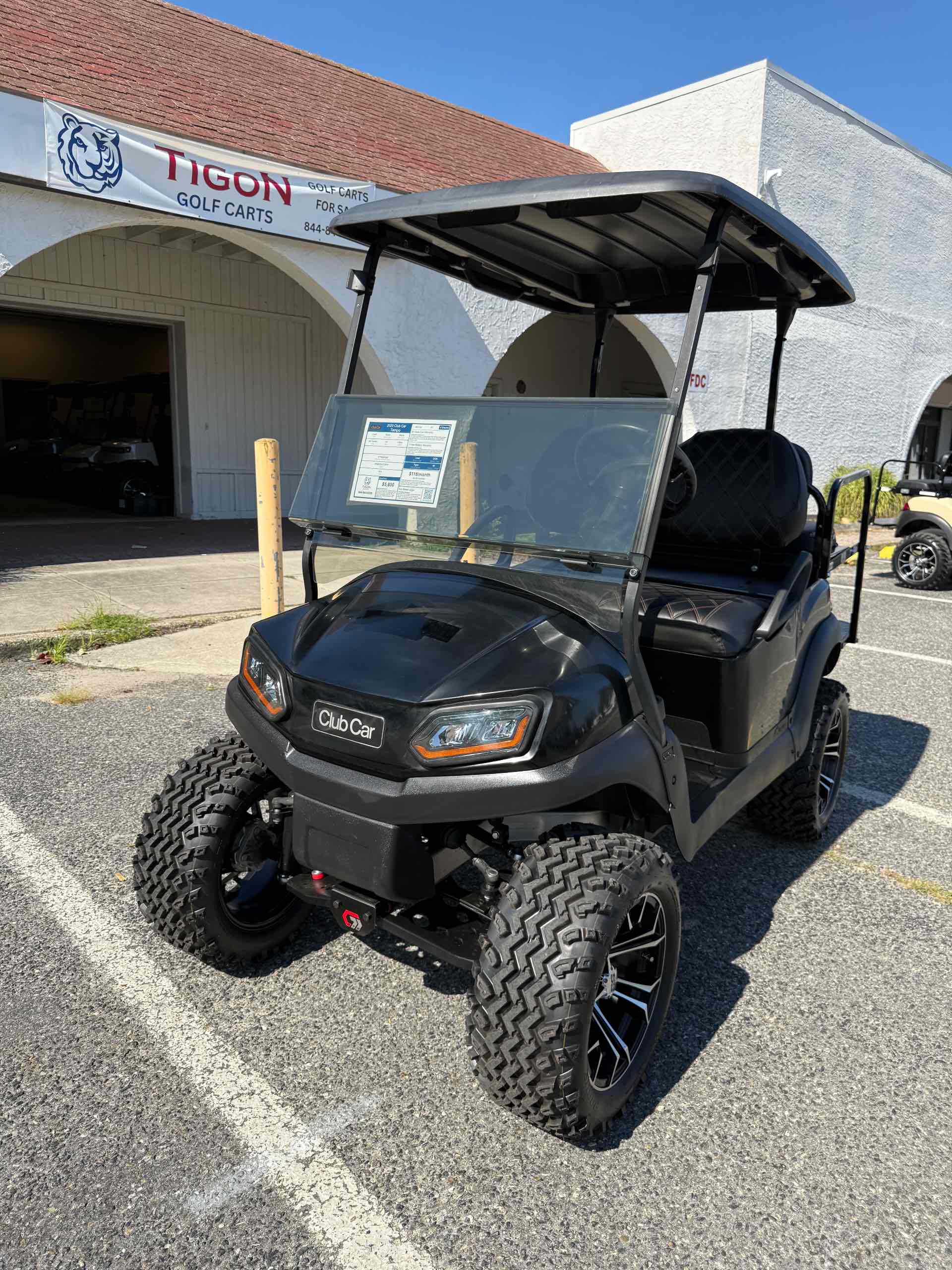 2020 Club Car Tempo Black