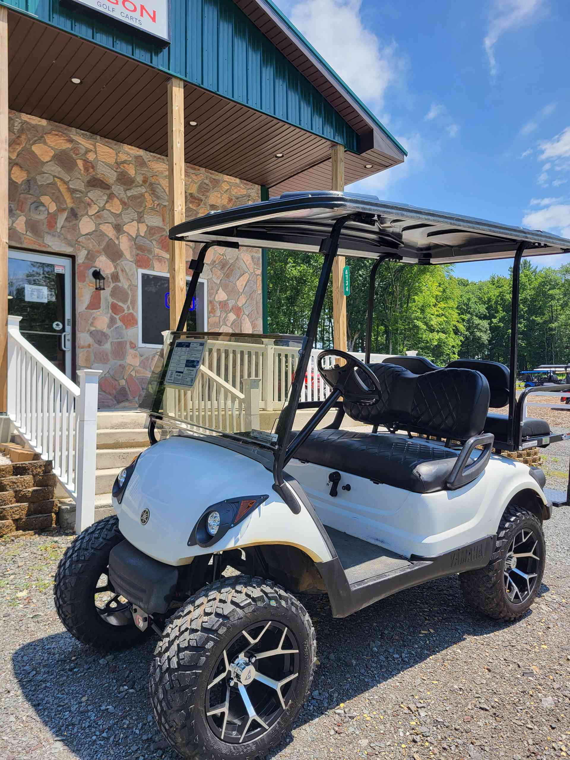 2013 Yamaha G29 Golf Cart in White