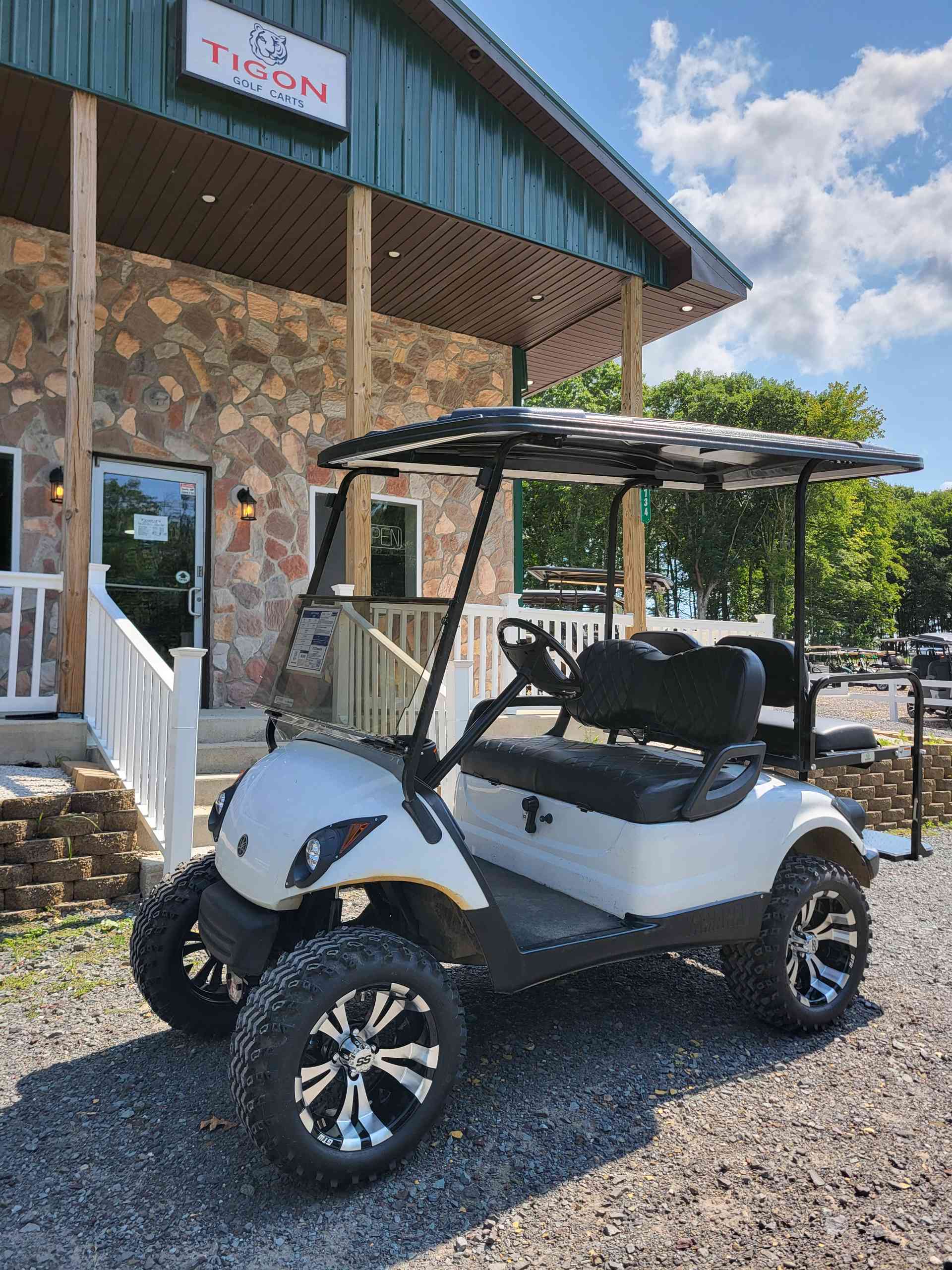 2013 Yamaha G29 Golf Cart in White