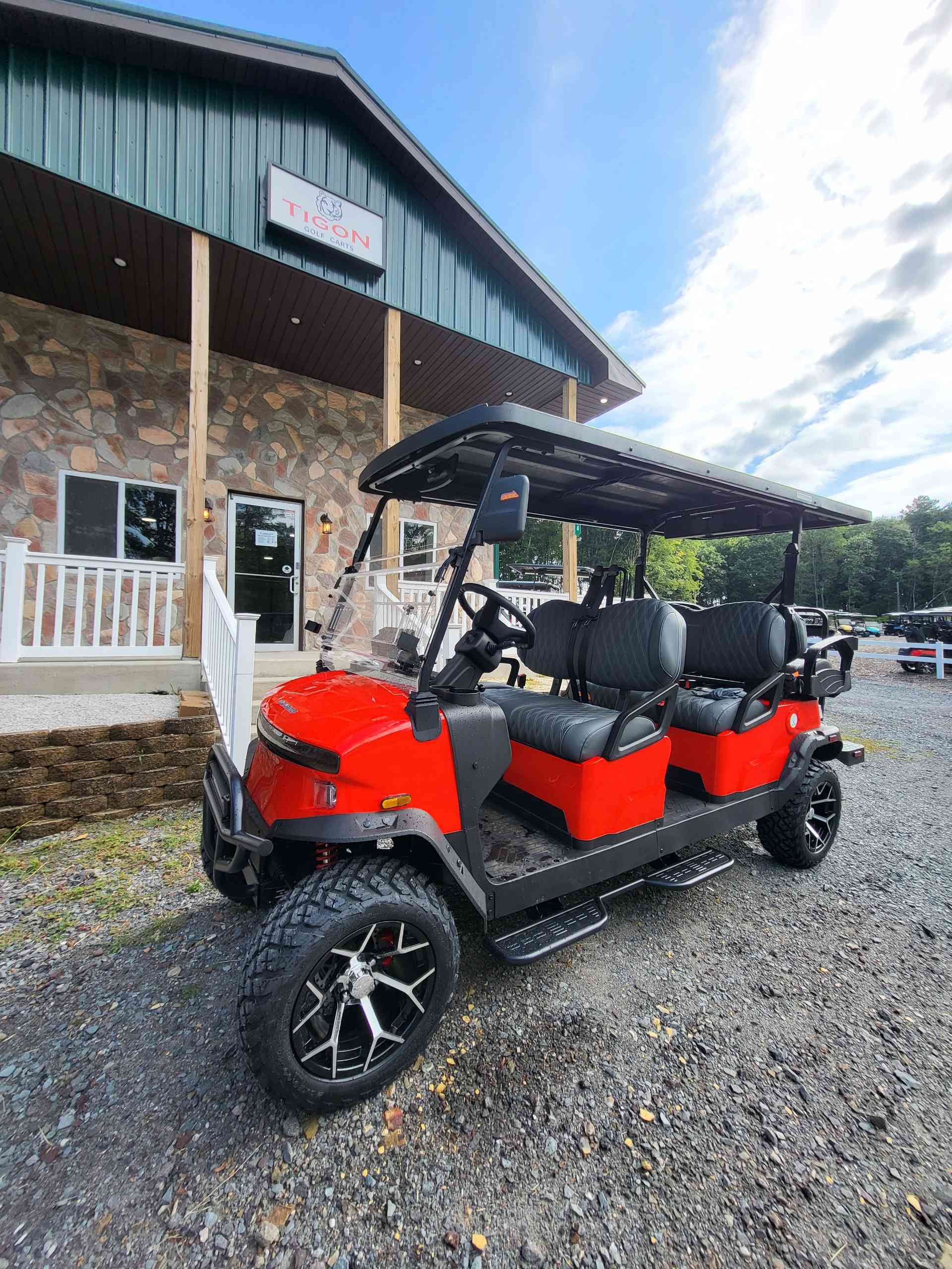 2026 Denago Rover XL6 Scarlet golf cart for sale in Long Pond, PA — July 4th Golf Cart Sales Event