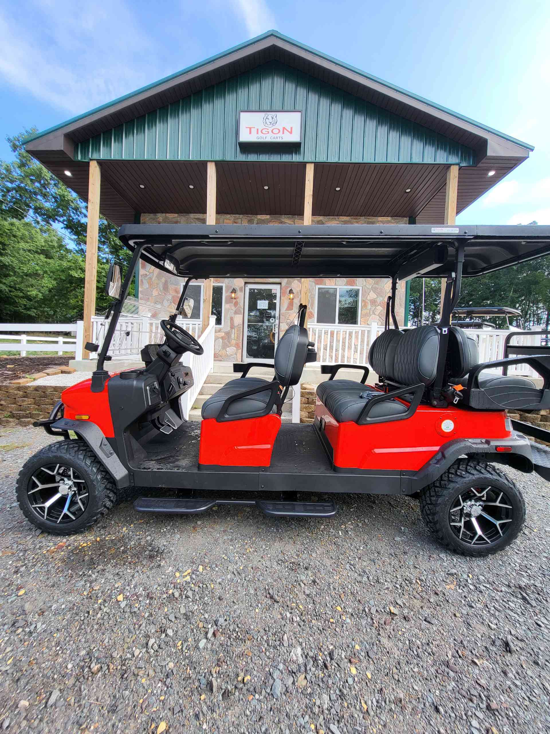 2026 Denago Rover XL6 Scarlet golf cart in Scarlet — photo 2 of 4, Long Pond, PA