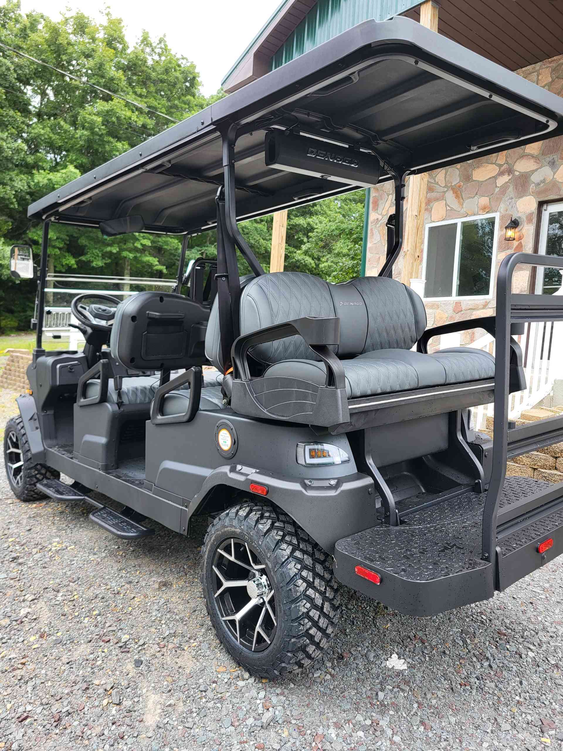 2026 Denago Rover XL6 Matte Black golf cart in Matte Black — photo 3 of 4, Long Pond, PA