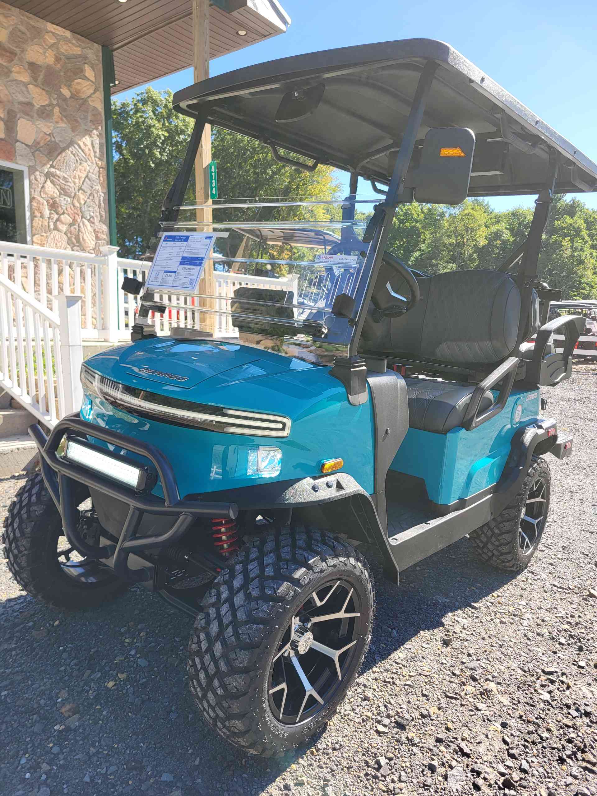 2026 Denago Nomad XL Golf Cart in Aqua for sale at TIGON Long Pond, PA