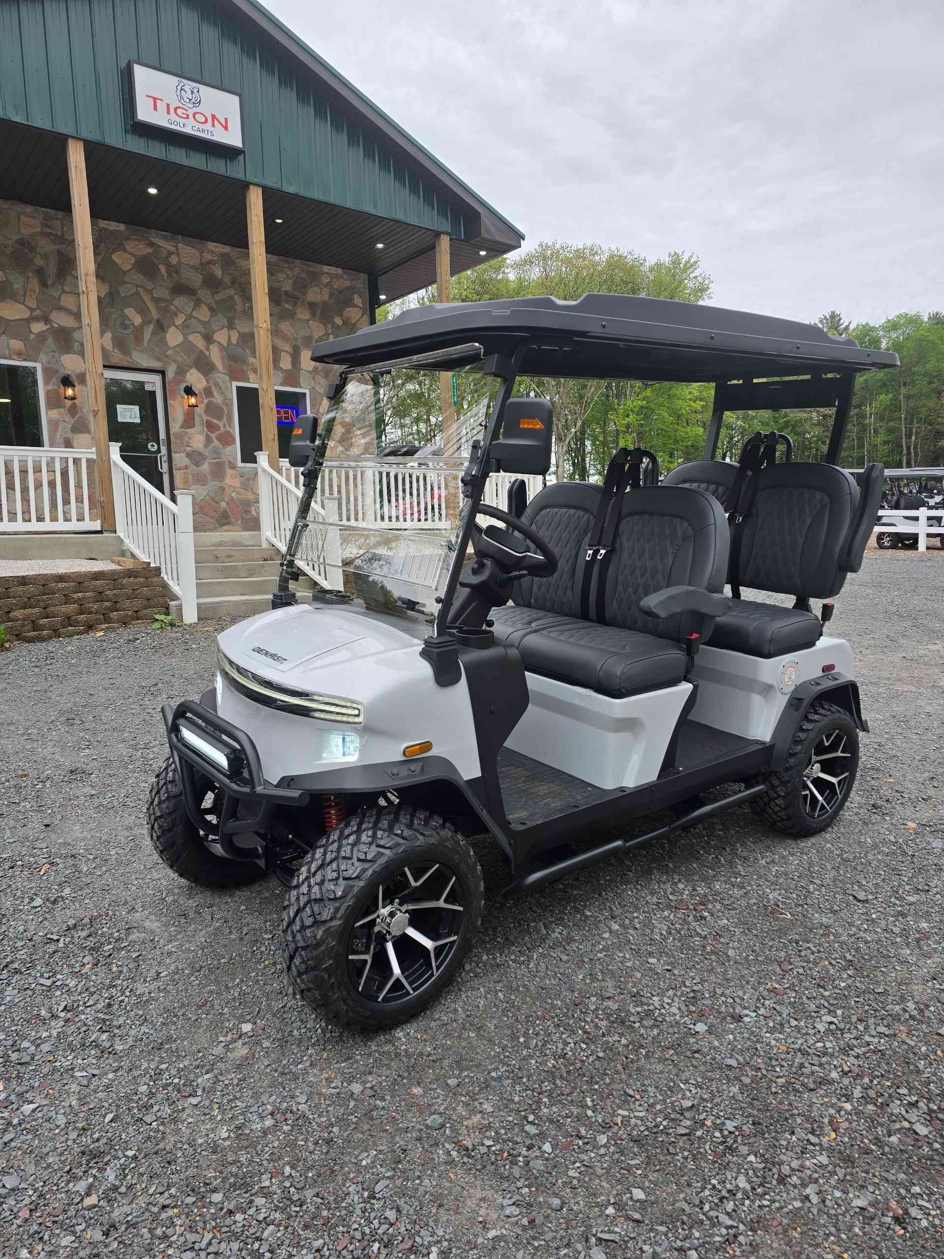 2026 Denago Rover XL Golf Cart in White