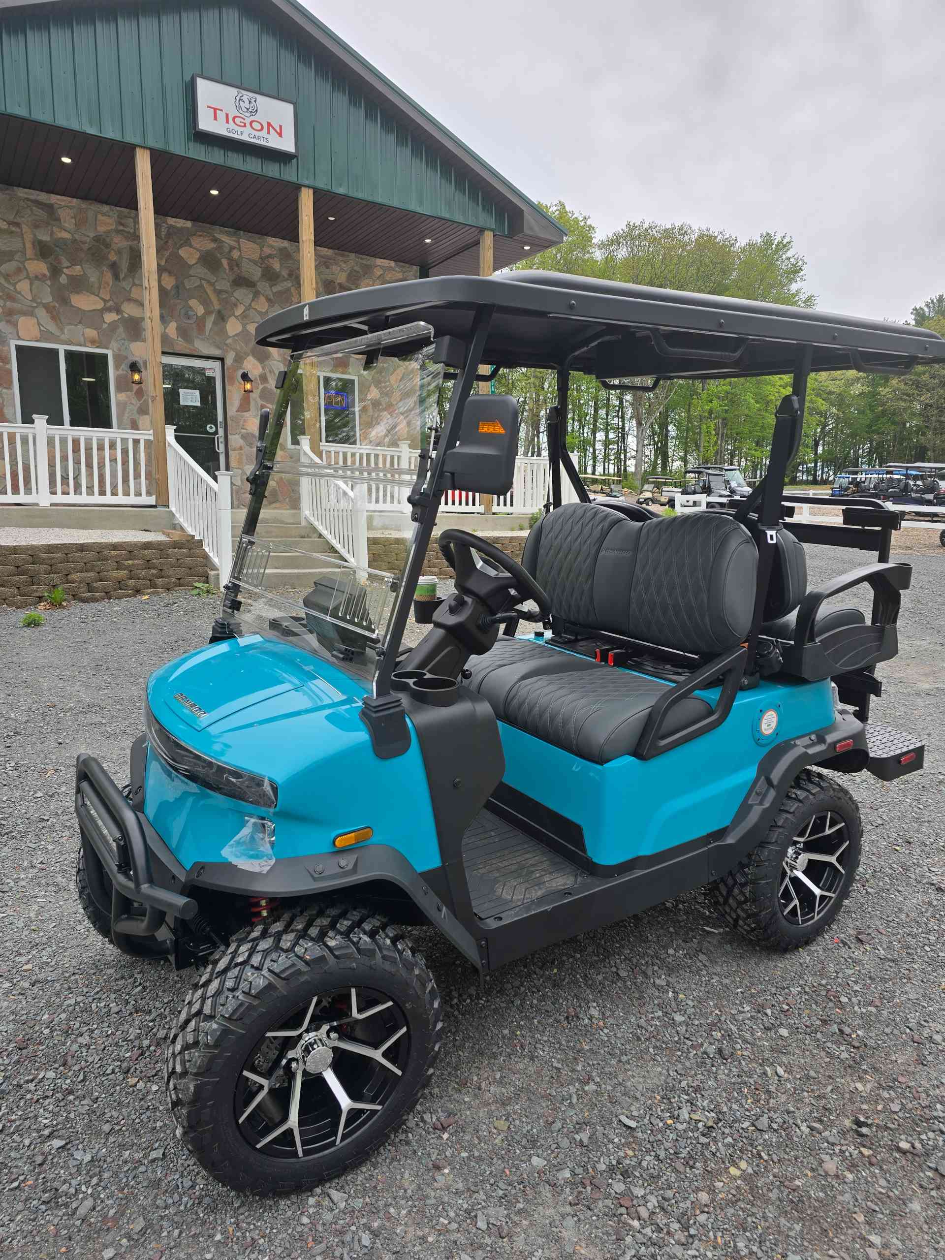 2026 Denago Nomad XL Golf Cart in Aqua