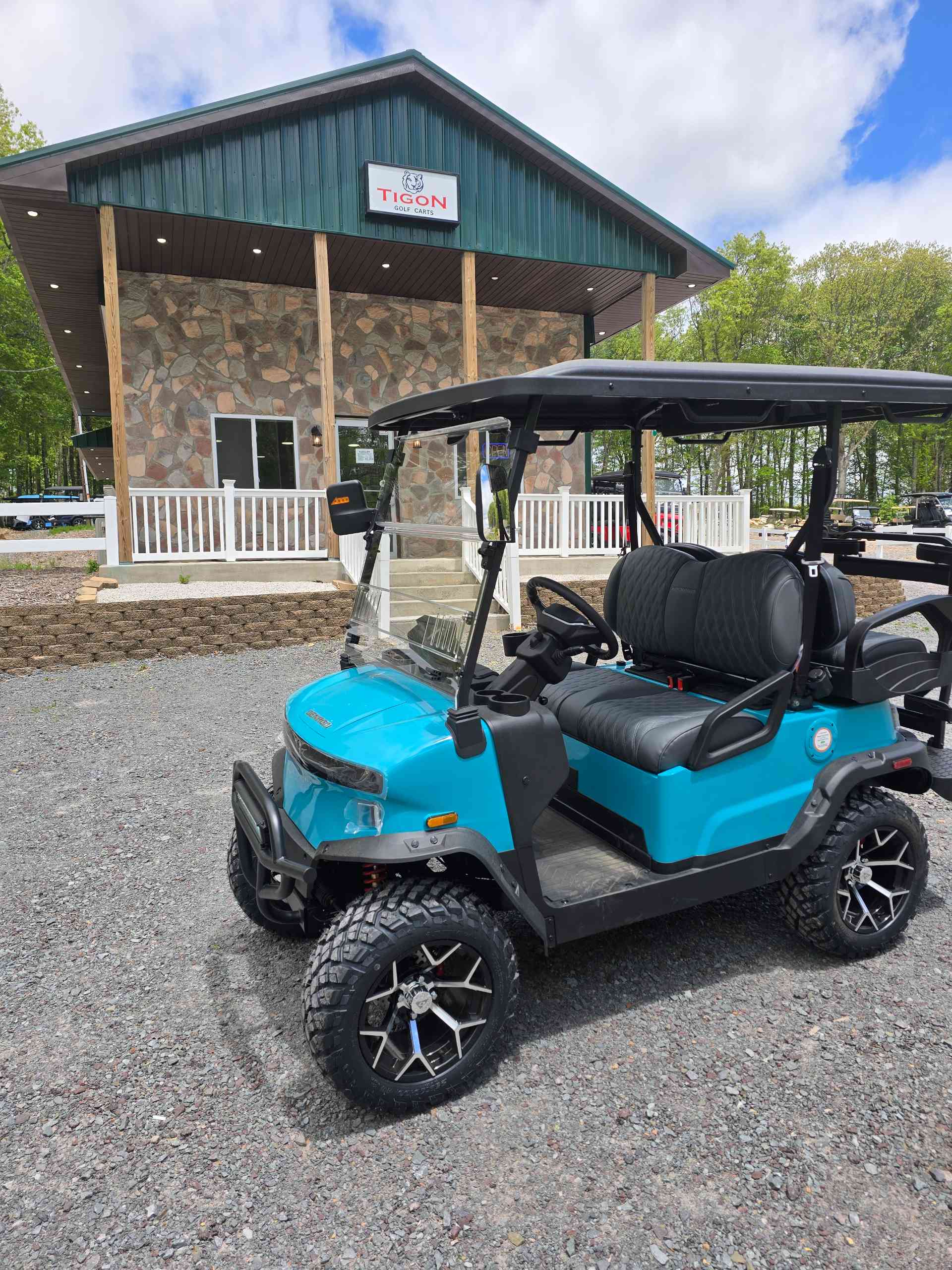 2026 Denago Nomad XL Golf Cart in Aqua