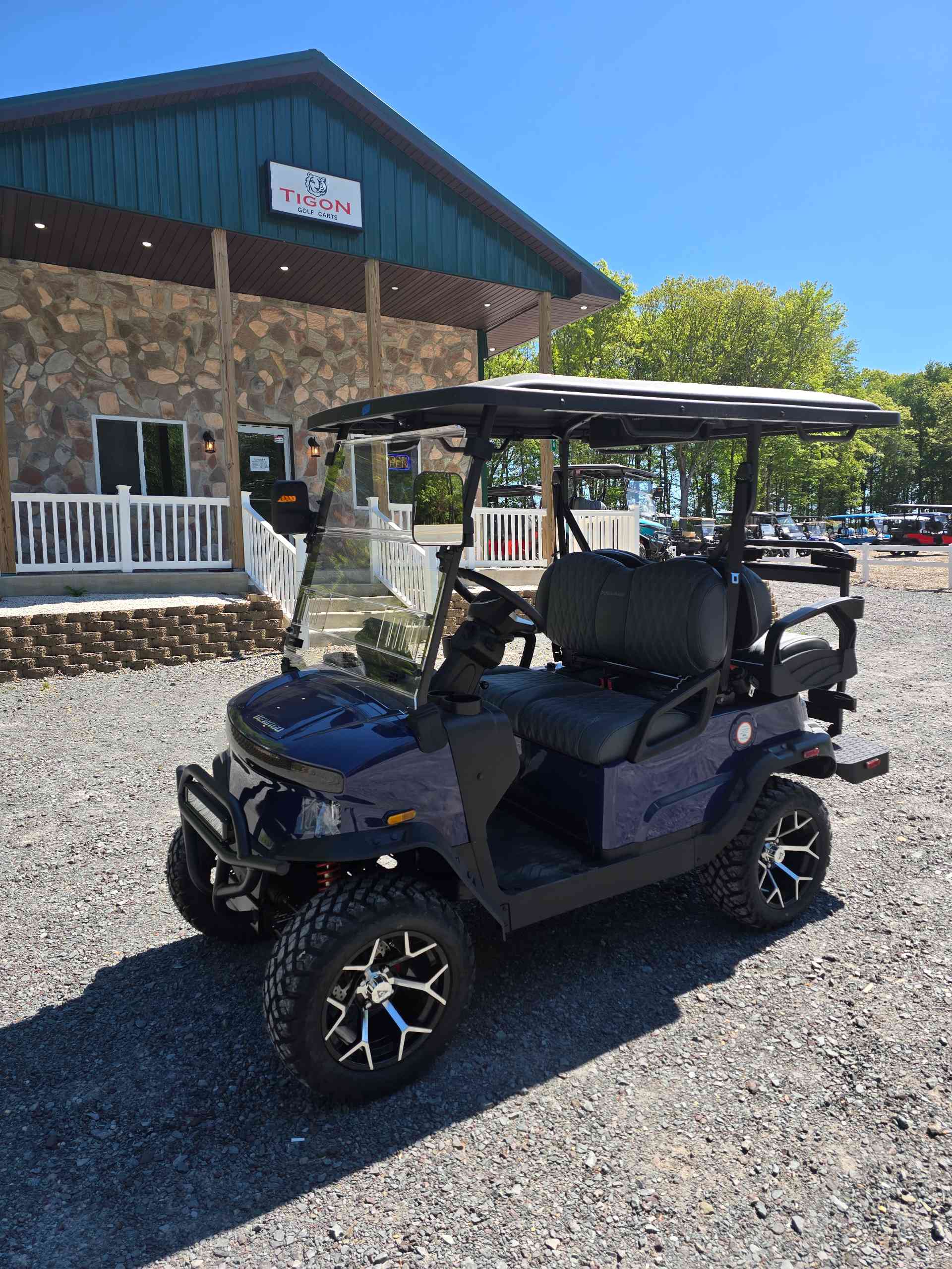 2026 Denago Nomad XL Golf Cart in Blue