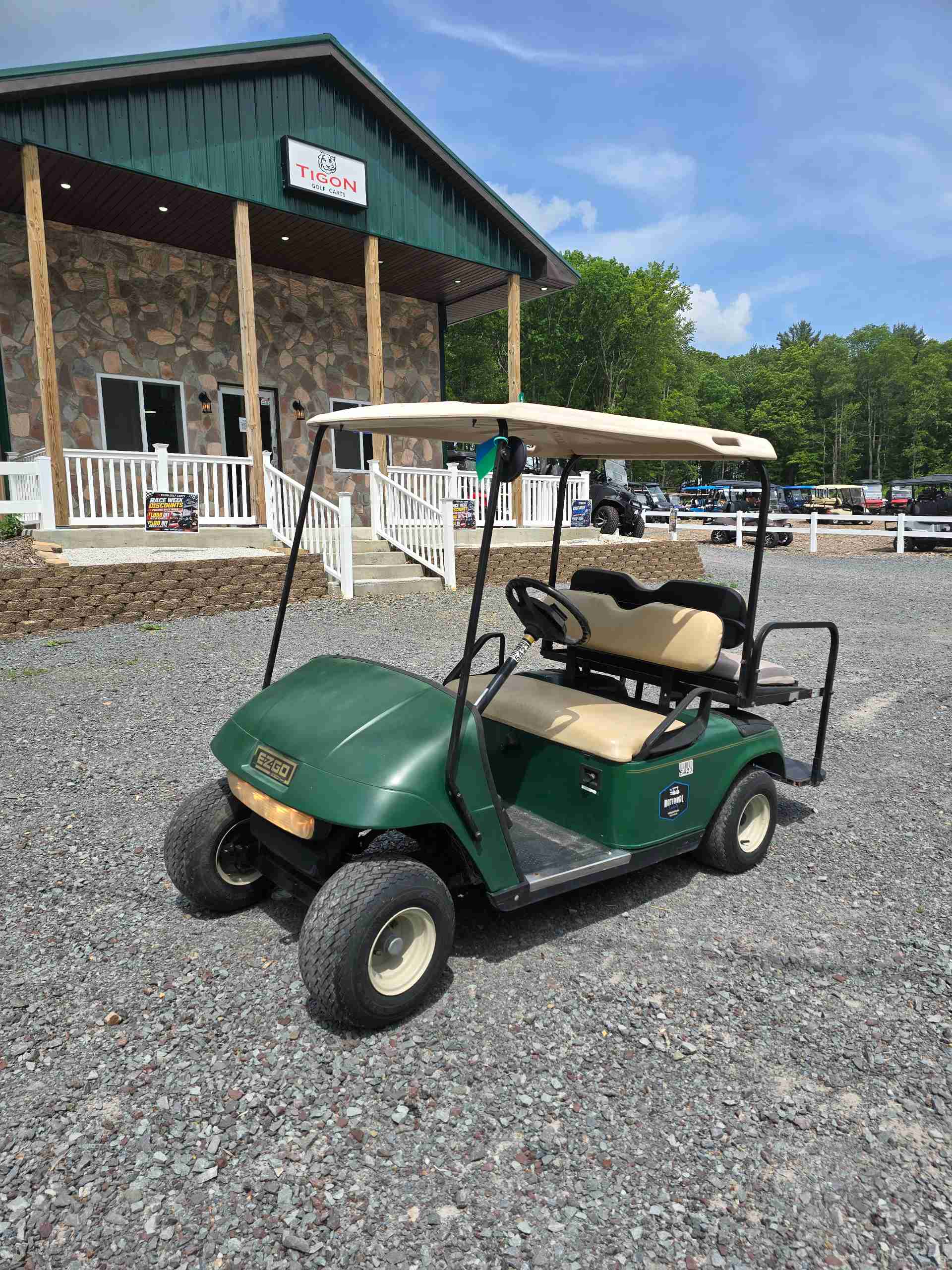 Used 2007 EZGO TXT Golf Cart in Green for sale at TIGON Long Pond, PA