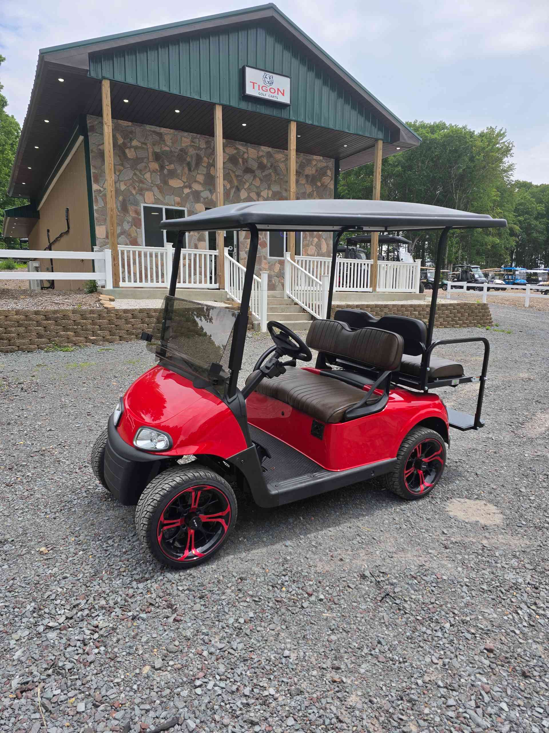 2020 EZGO RXV Golf Cart in Red