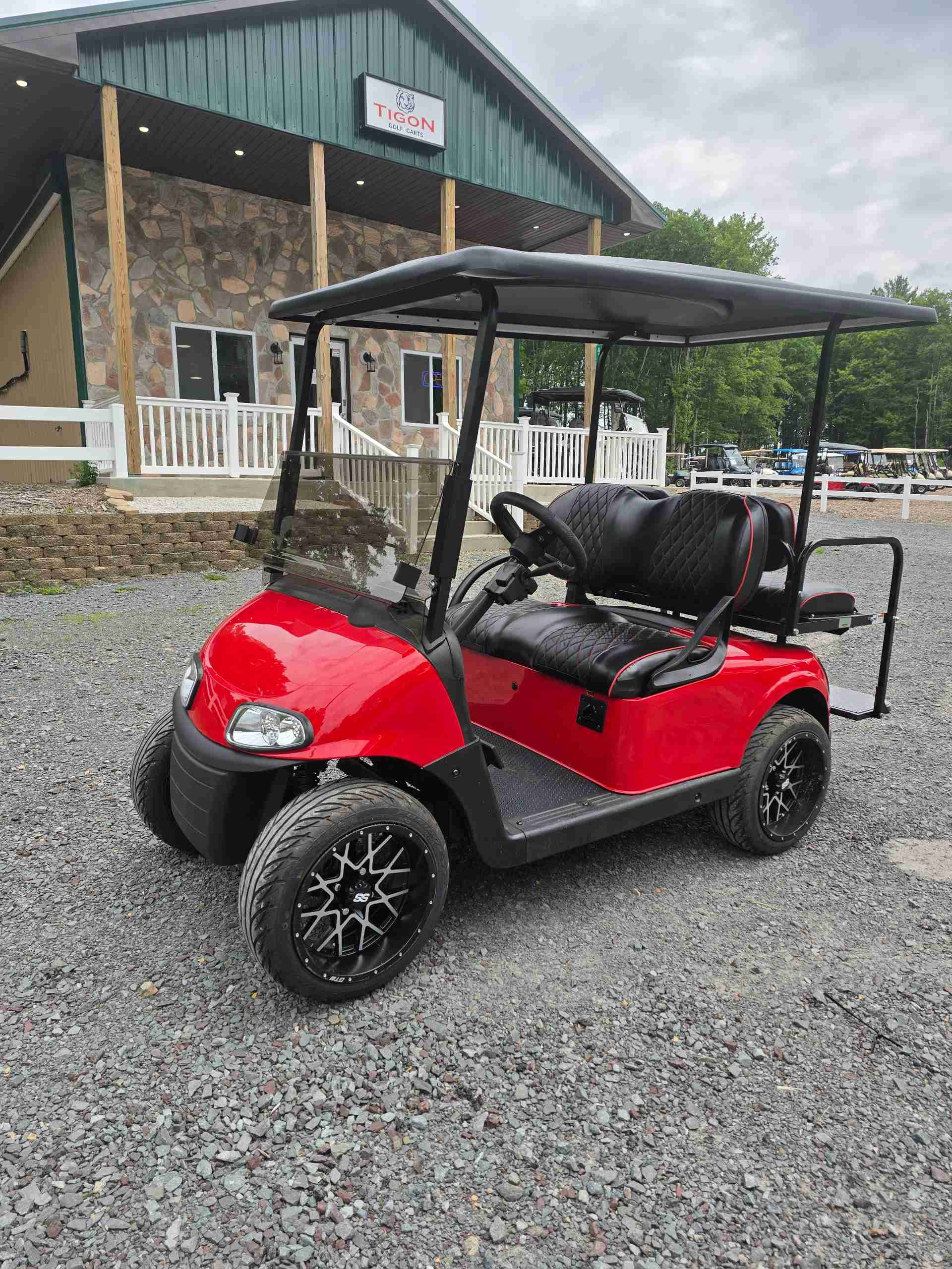 2020 EZGO RXV Golf Cart in Red