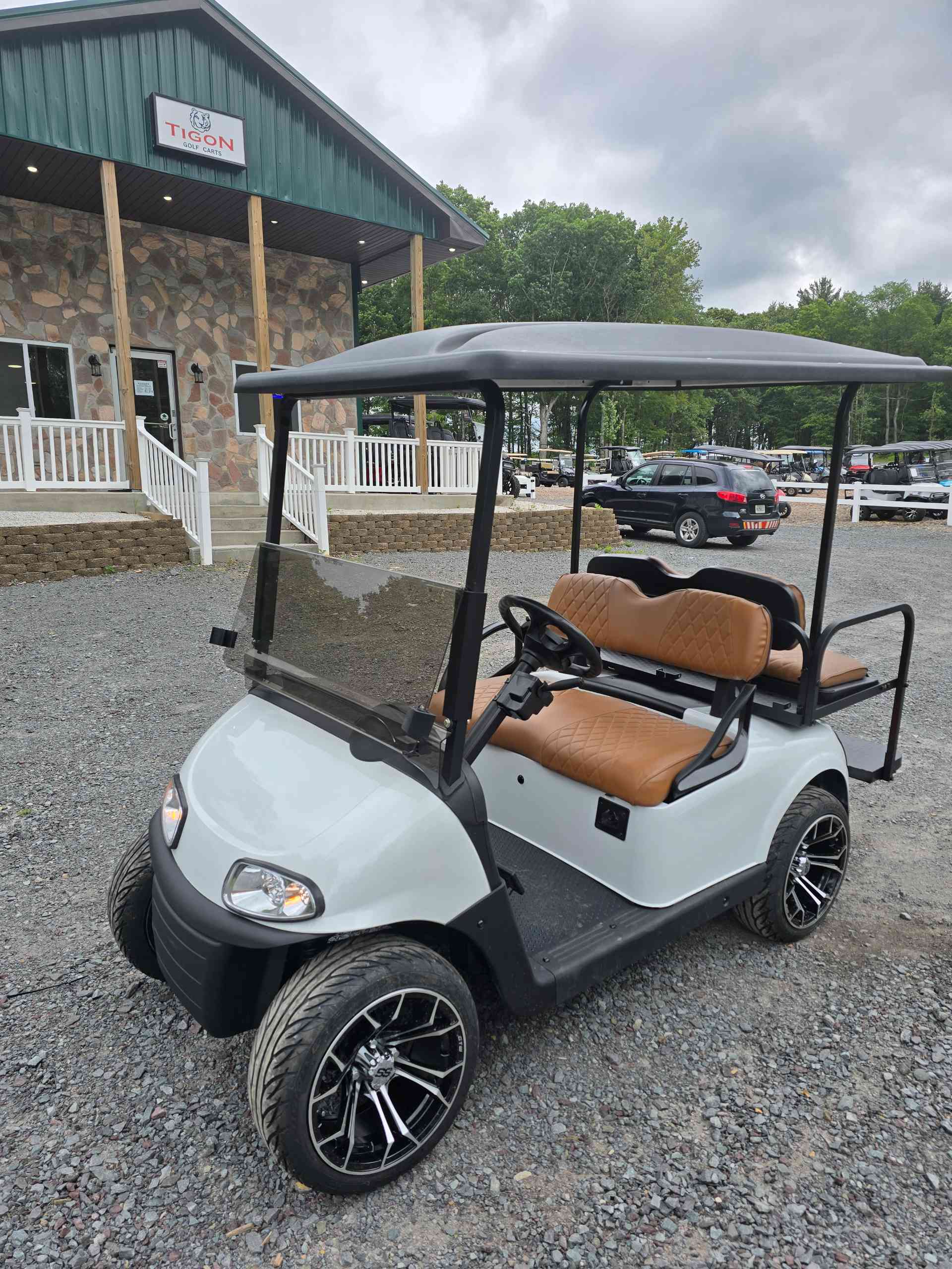 2020 EZGO RXV Golf Cart in White
