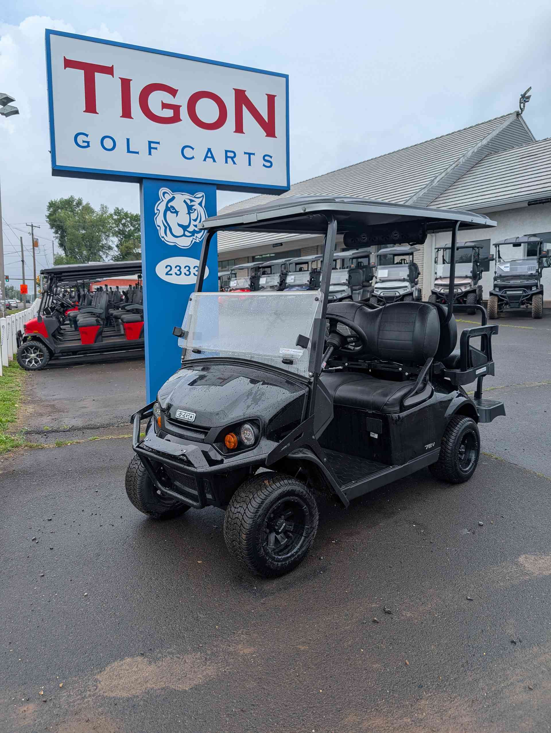 2022 EZGO TXT Golf Cart in Black