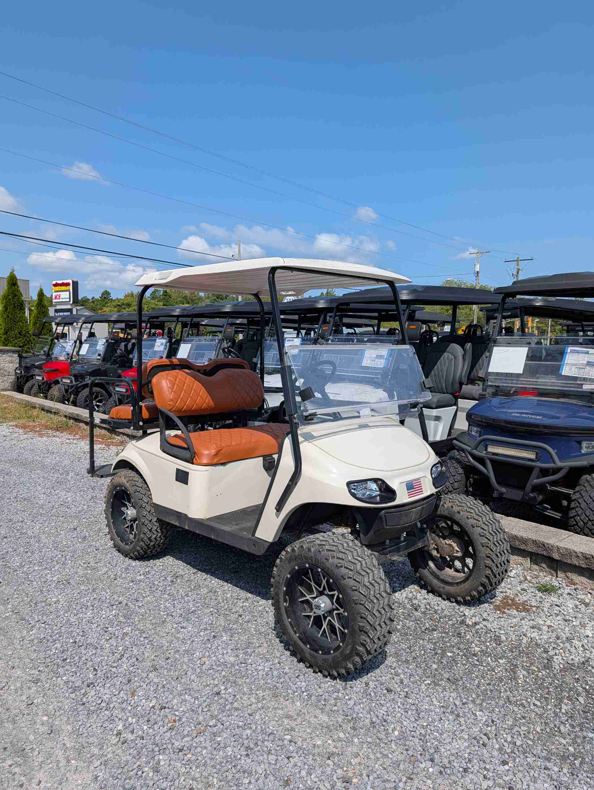 2015 EZGO TXT Golf Cart in Beige