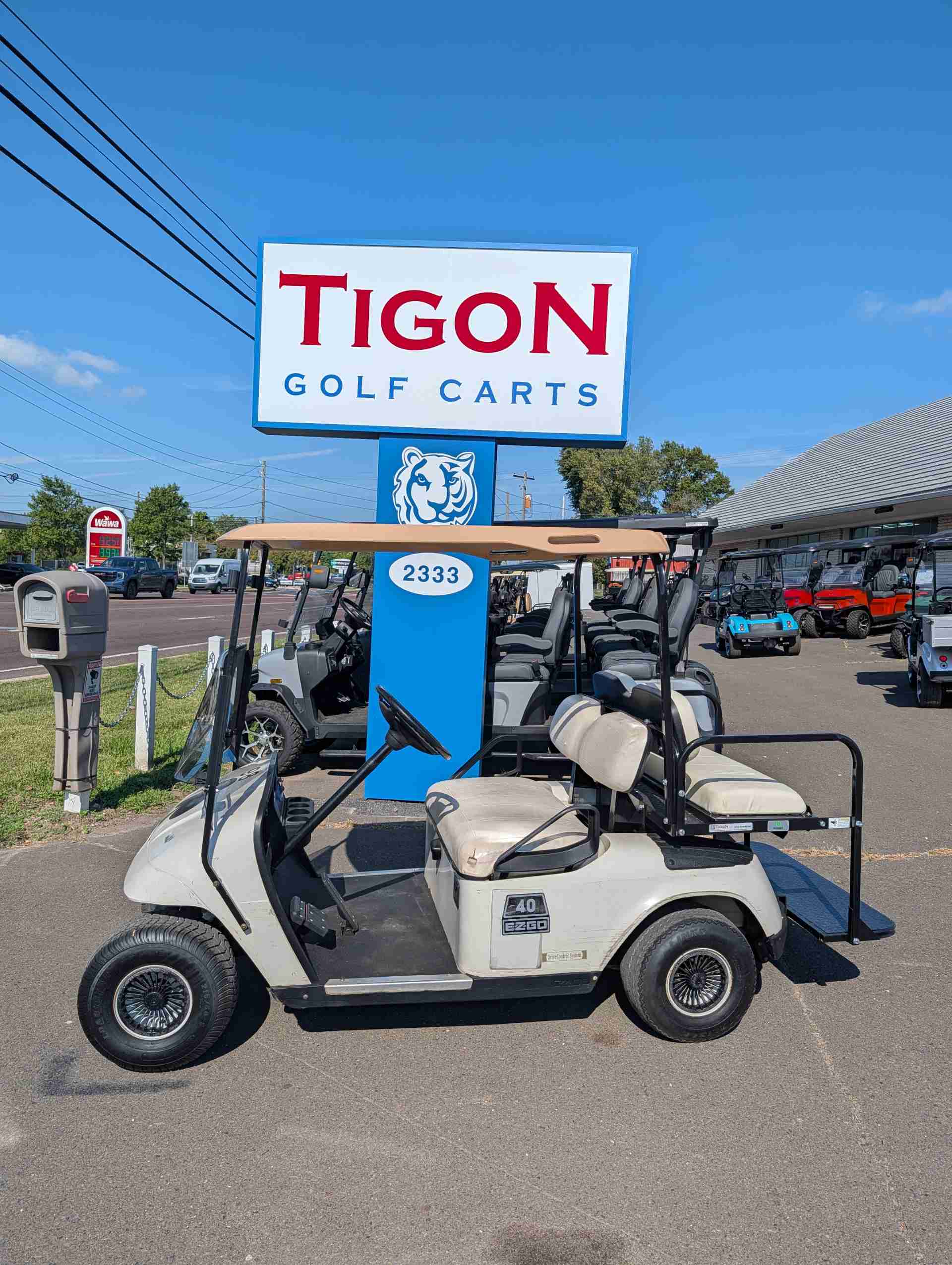 1998 EZGO TXT White golf cart in White — photo 2 of 4, Hatfield, PA