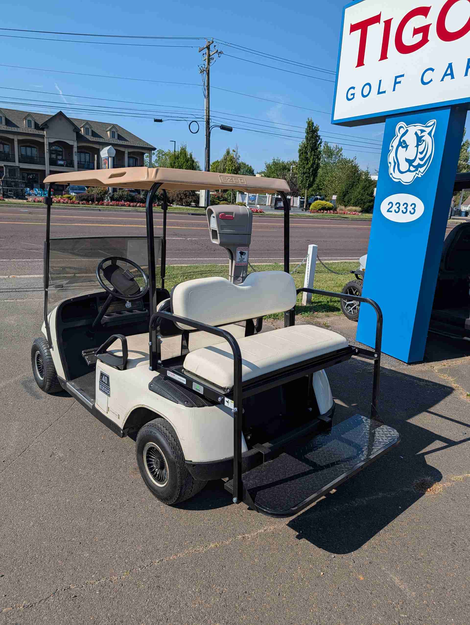 1998 EZGO TXT White golf cart in White — photo 3 of 4, Hatfield, PA
