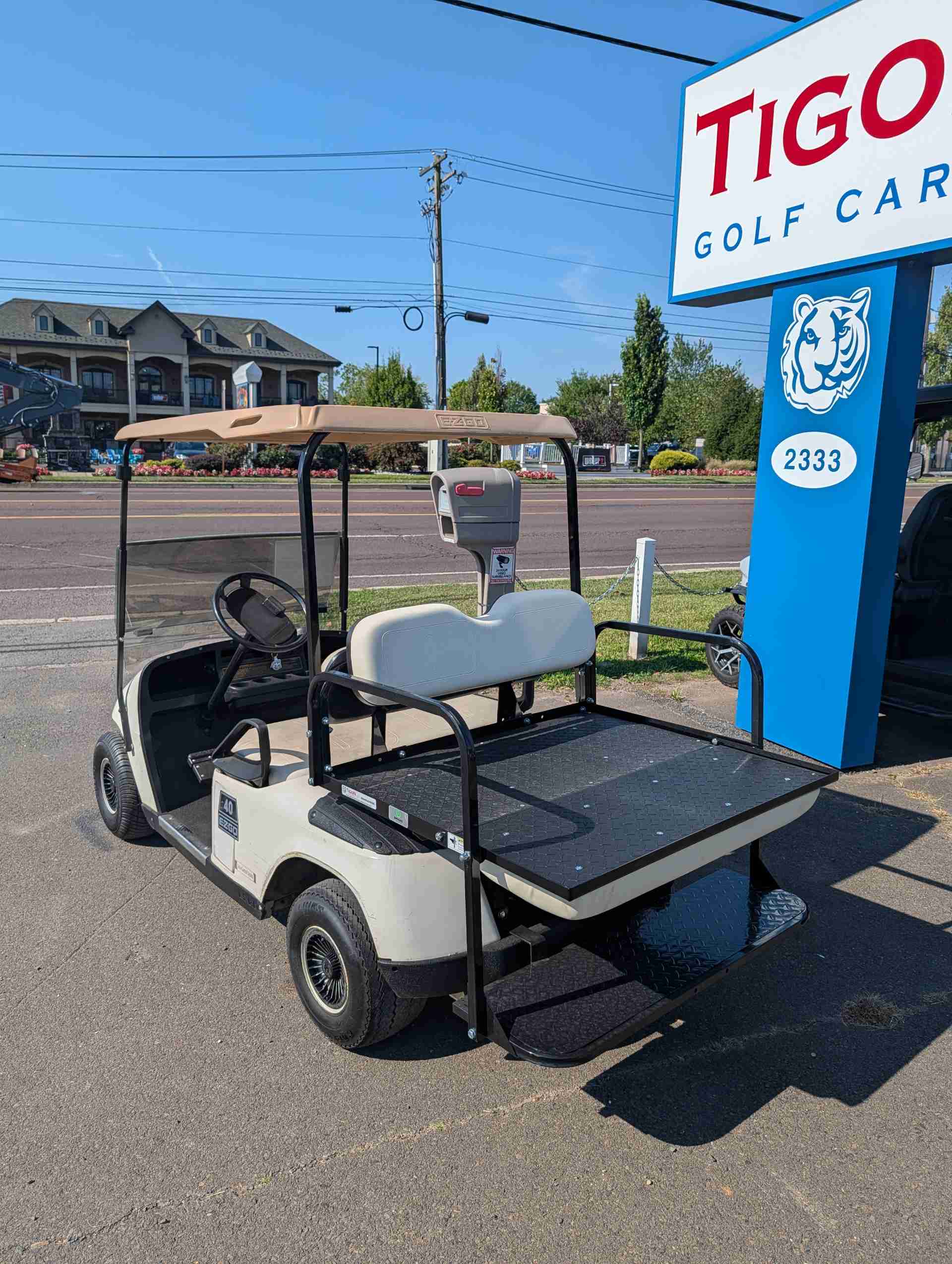 1998 EZGO TXT White golf cart in White — photo 4 of 4, Hatfield, PA