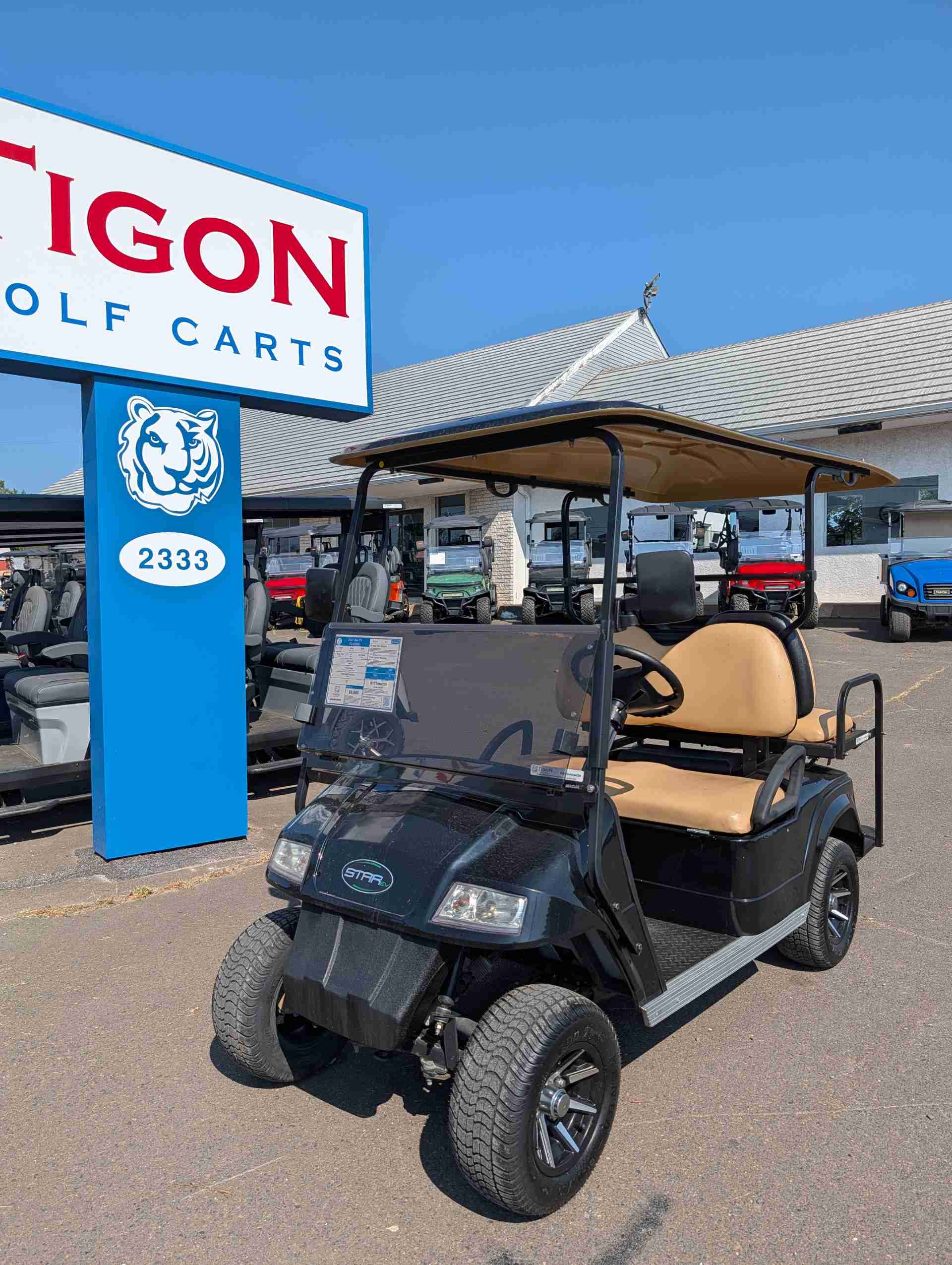 2021 Star EV CLASSIC Golf Cart in Black