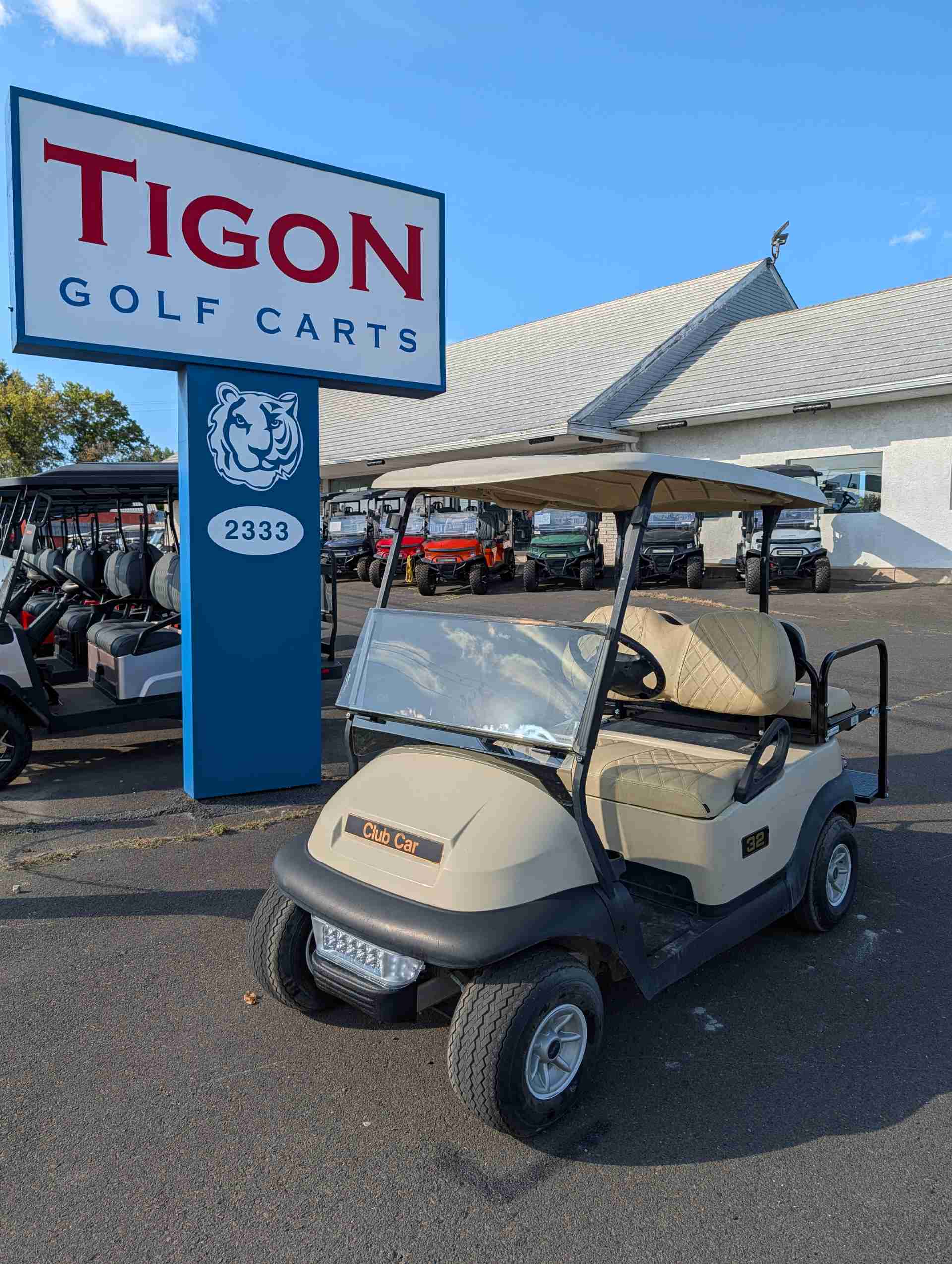 2015 Club Car Precedent Golf Cart in Beige