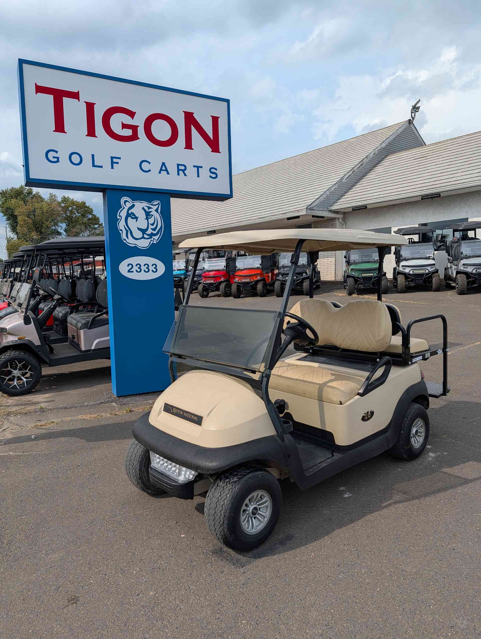2018 Club Car Precedent Golf Cart in Beige