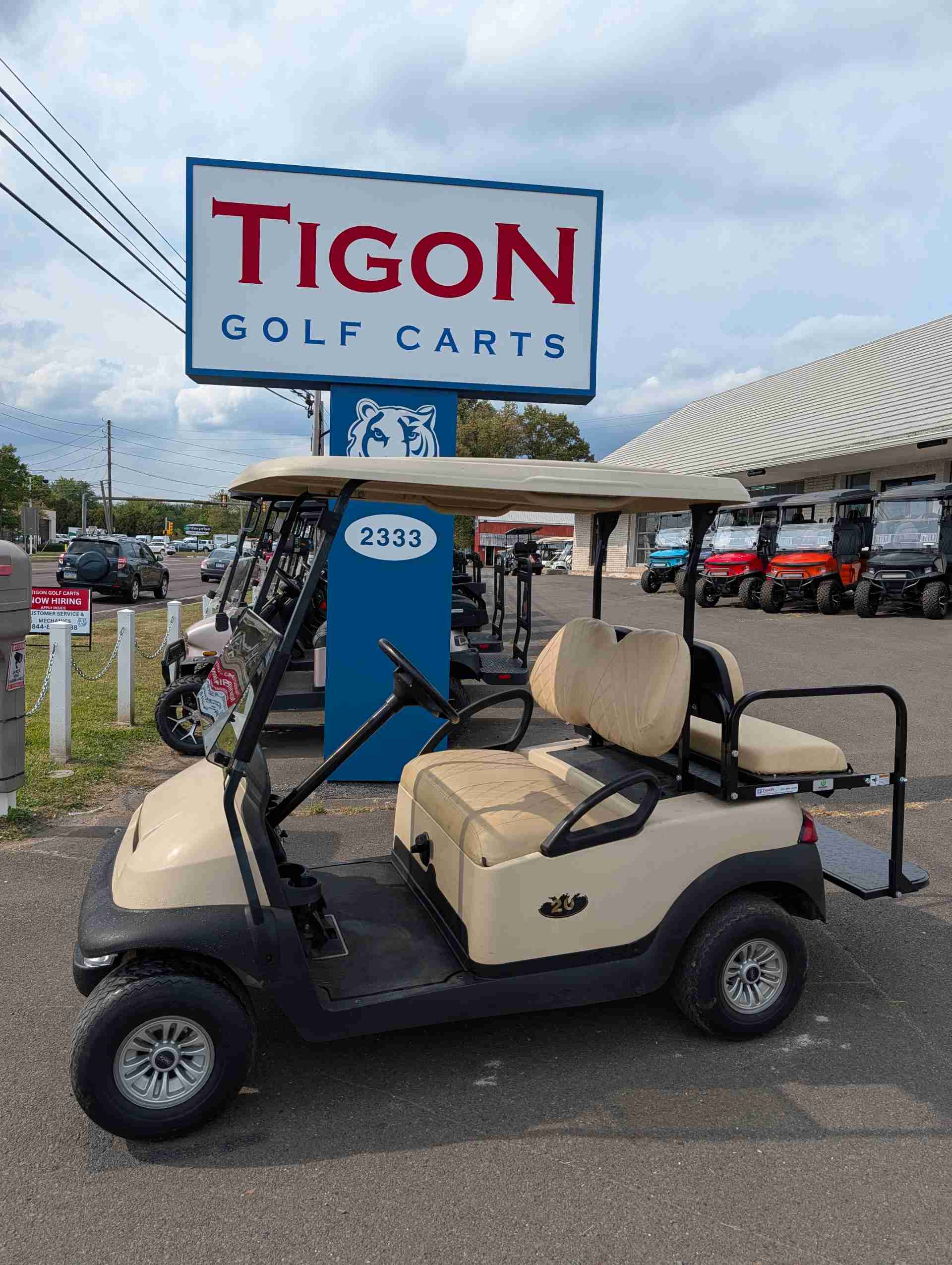 2018 Club Car Precedent Beige image 2