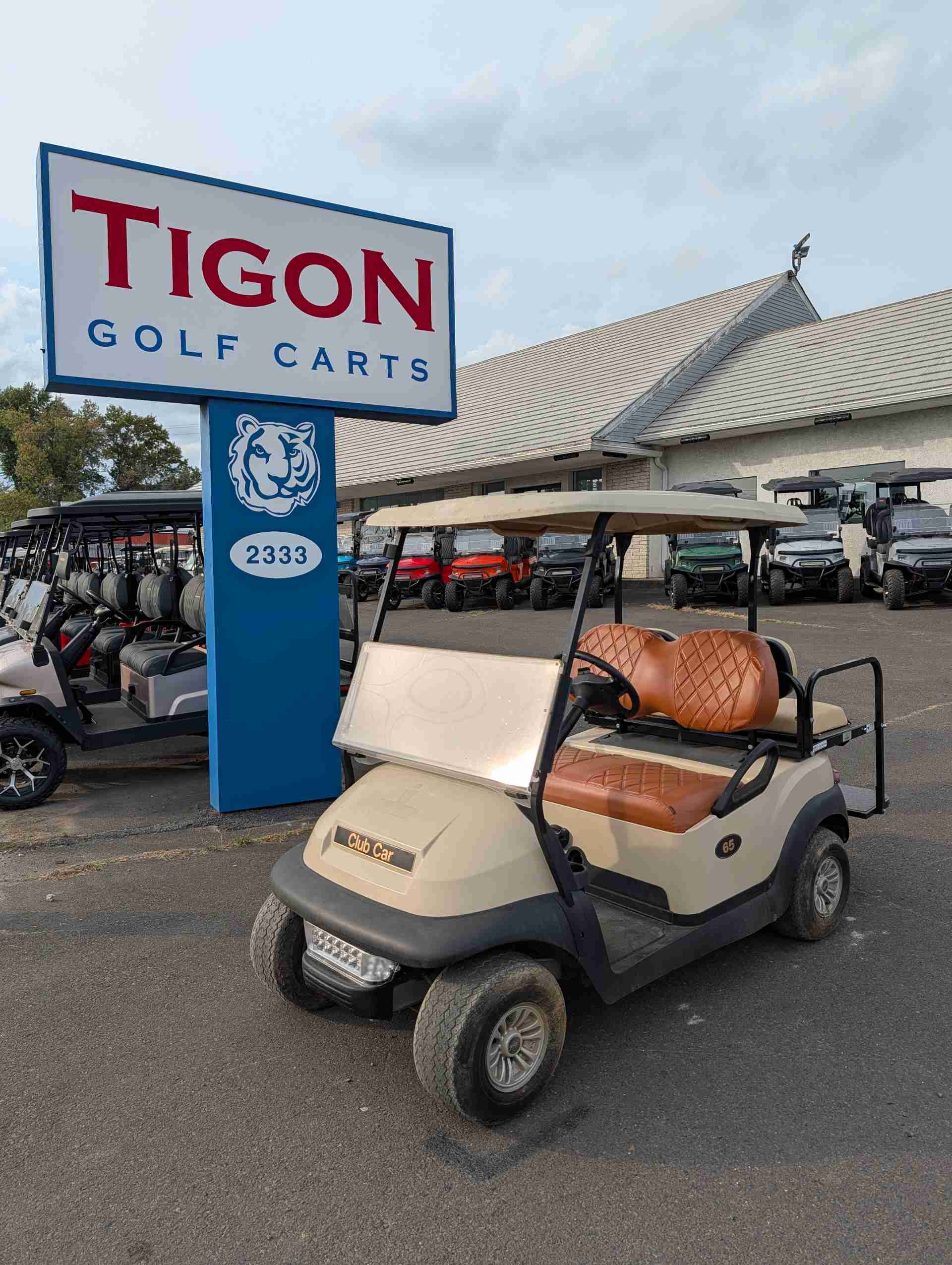 2019 Club Car Precedent Golf Cart in White