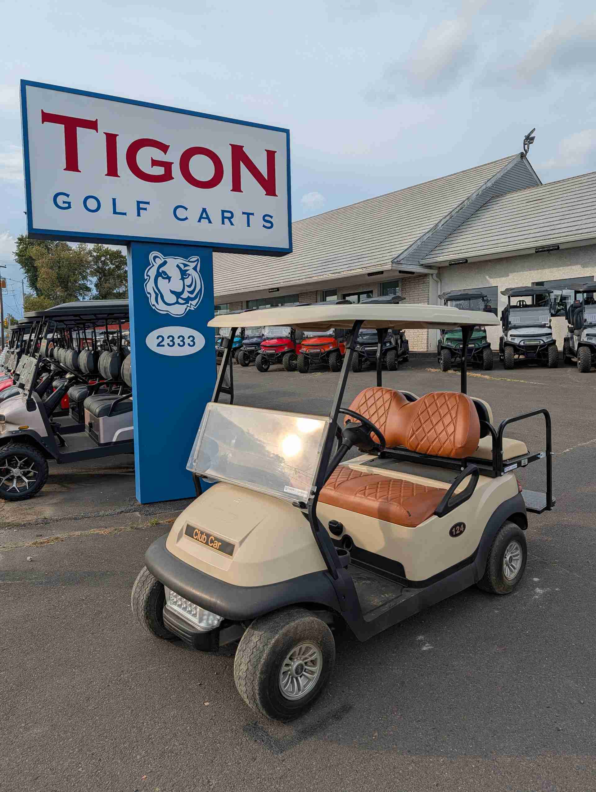 2019 Club Car Precedent Golf Cart in Beige