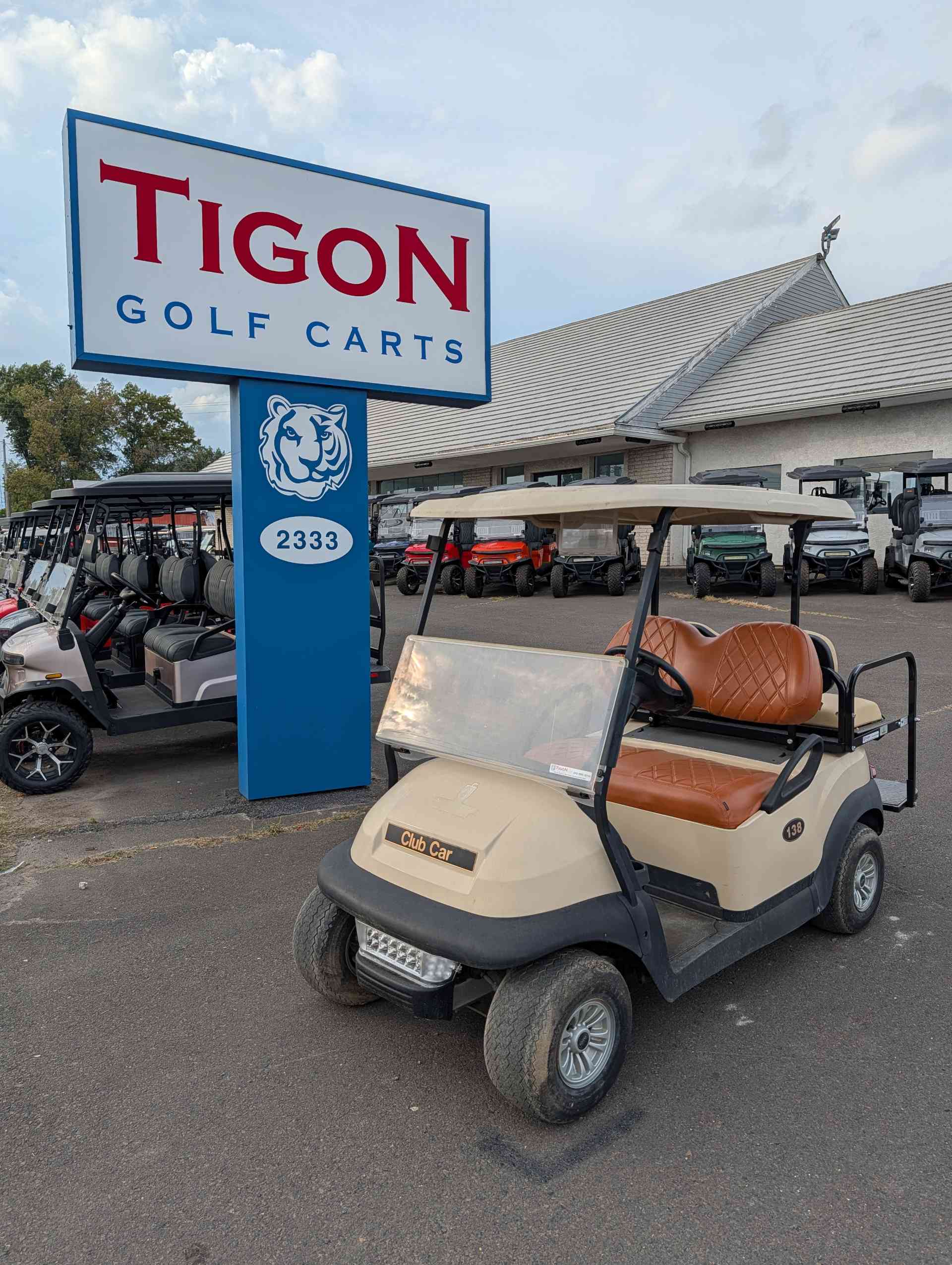 2019 Club Car Precedent Golf Cart in Beige