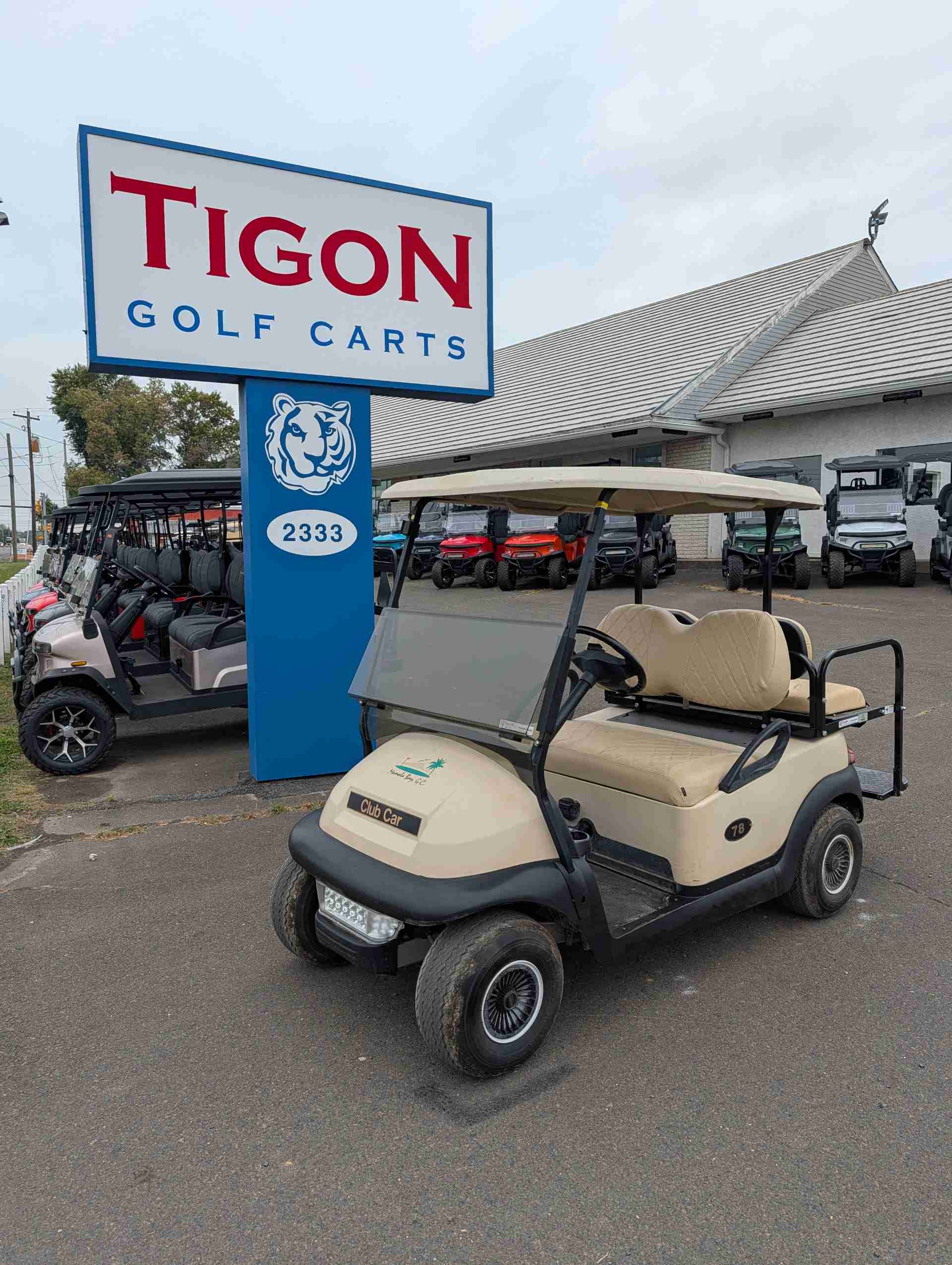2015 Club Car Precedent Golf Cart in Beige