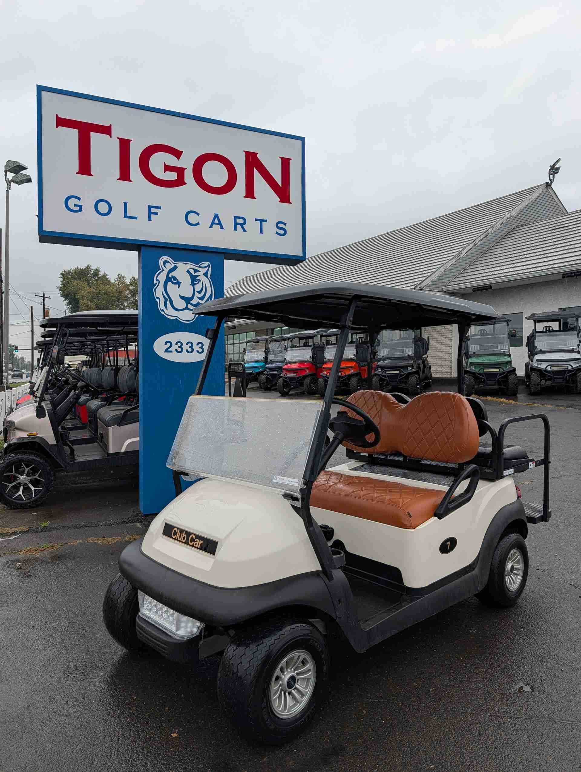 2019 Club Car Precedent Golf Cart in Beige