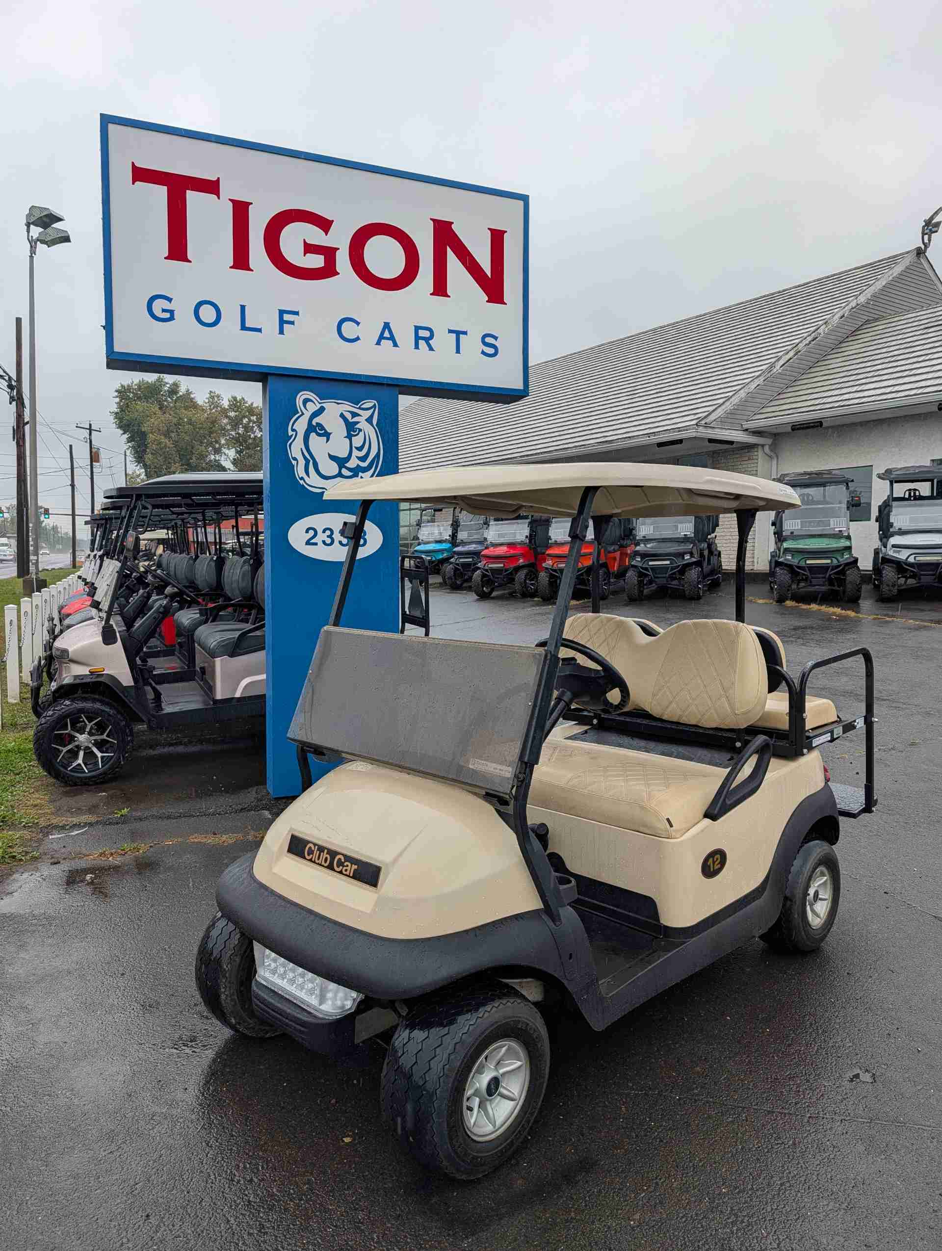 2015 Club Car Precedent Golf Cart in Beige