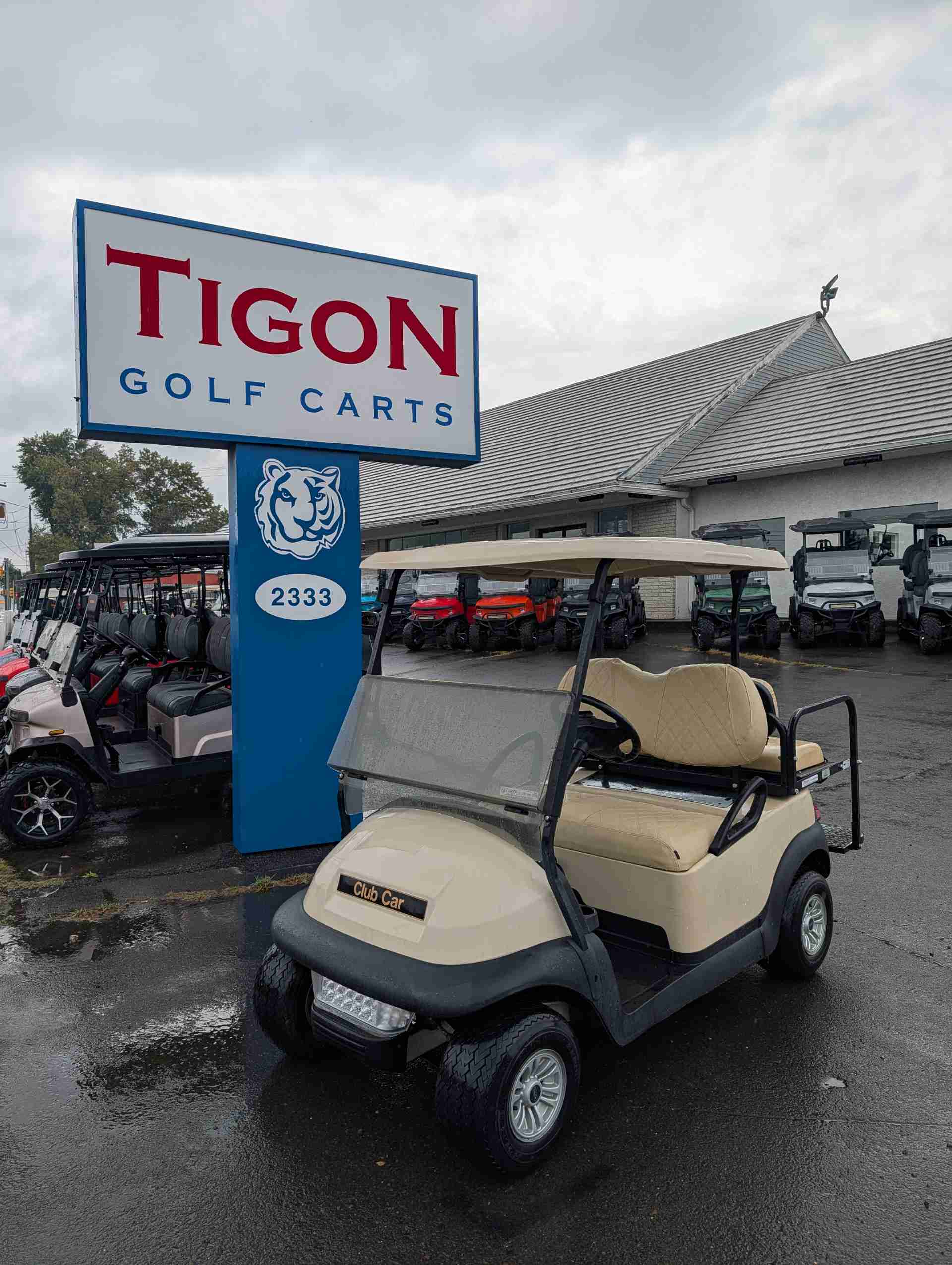 2013 Club Car Precedent Golf Cart in Beige
