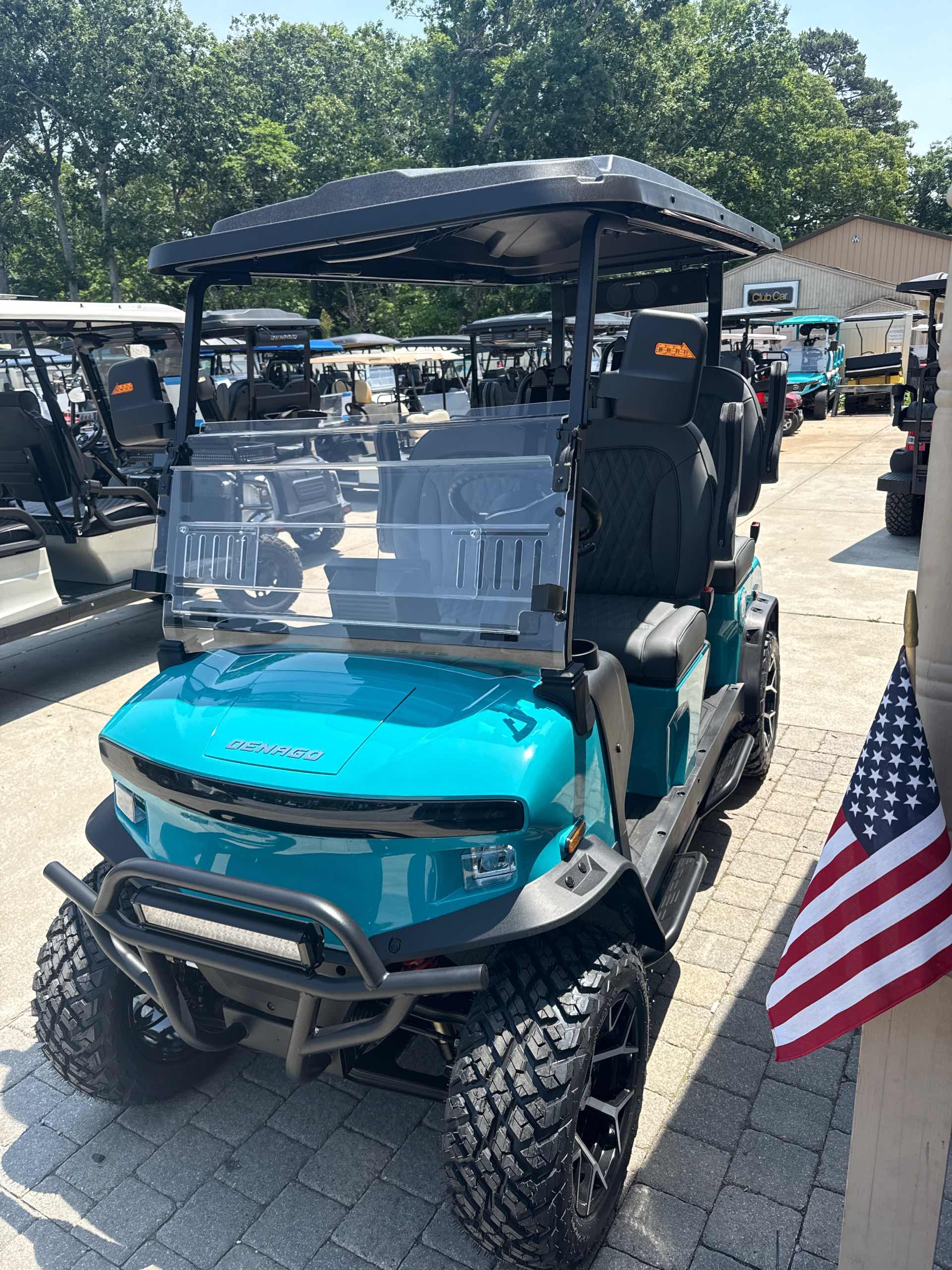 2026 Denago Rover XL Golf Cart in Aqua