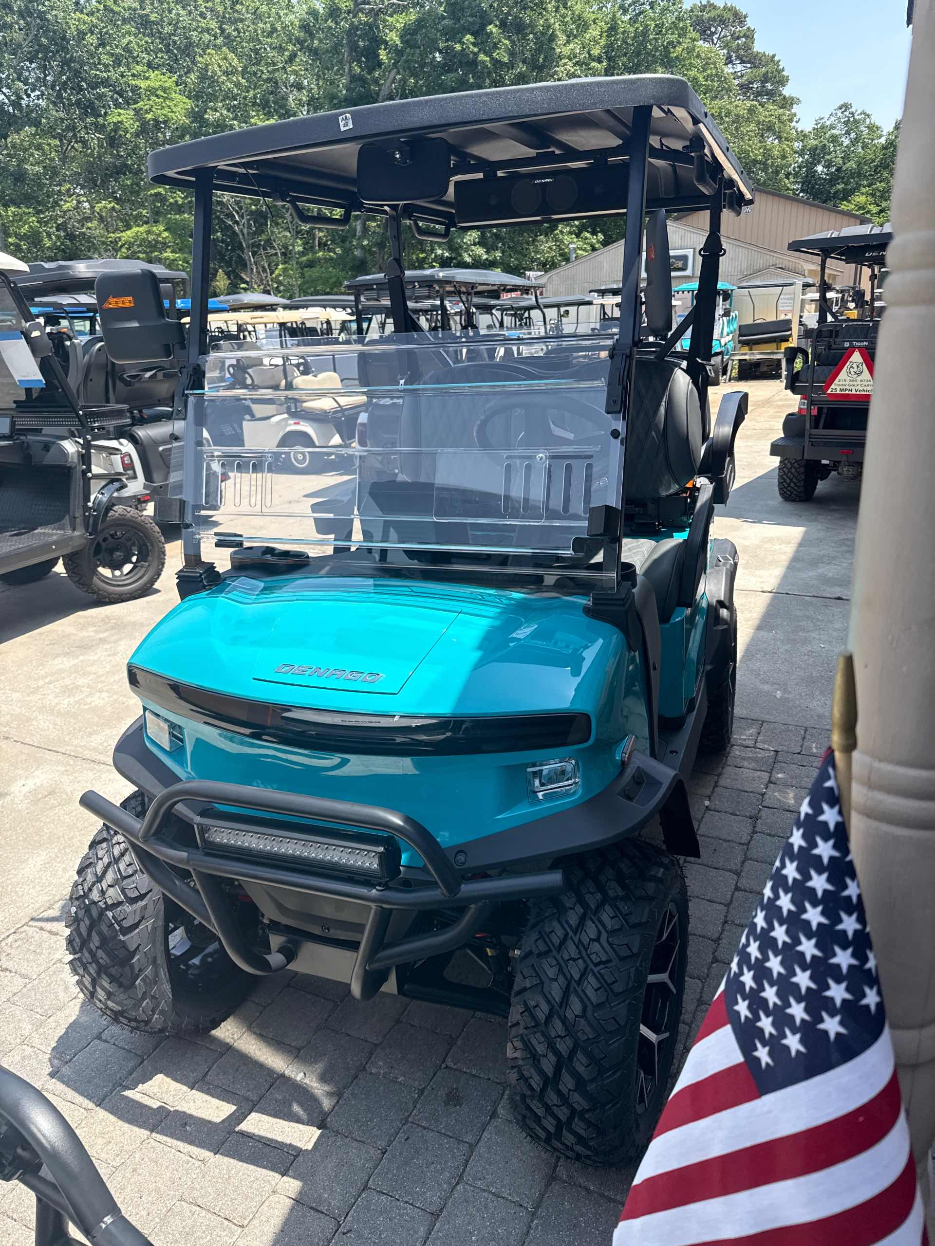 2026 Denago Nomad XL Golf Cart in Aqua