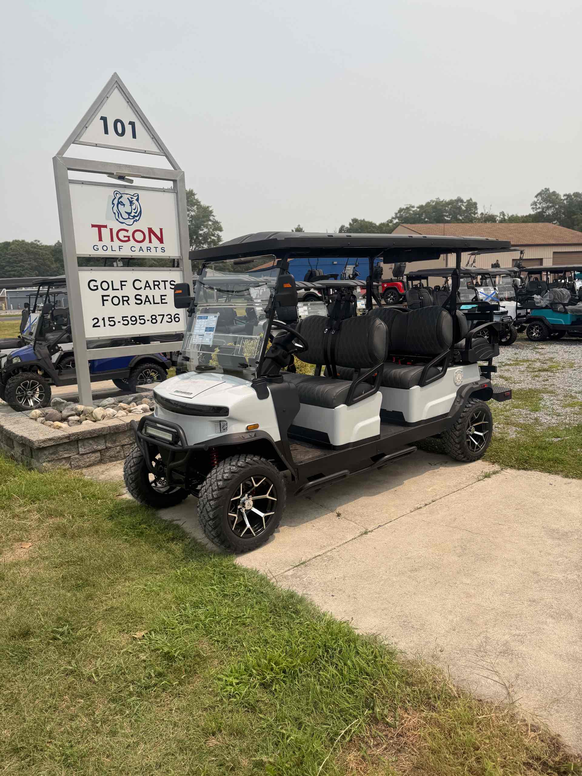2026 Denago Rover XL6 Golf Cart in White