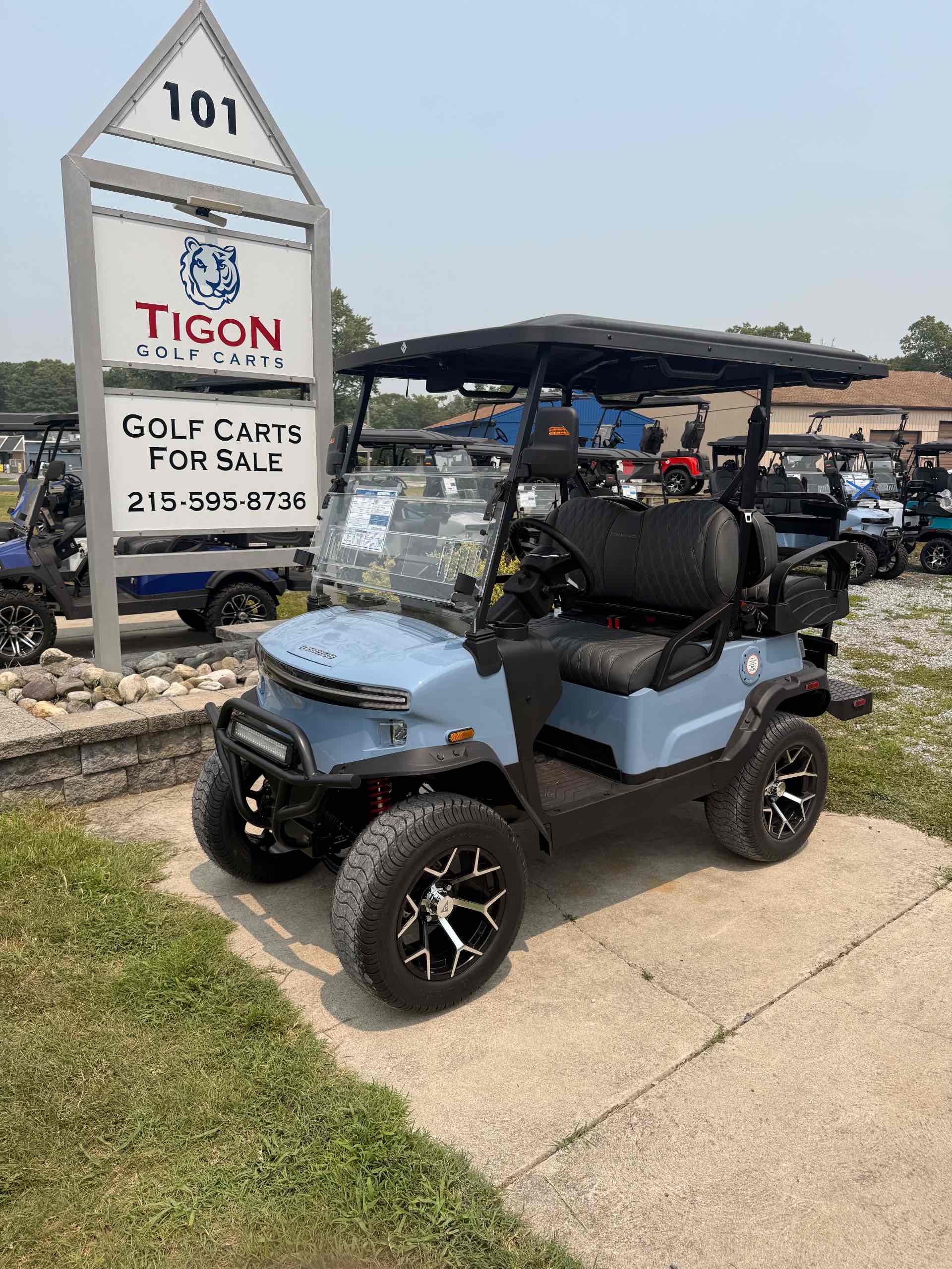 2026 Denago Nomad XL Golf Cart in Glacier