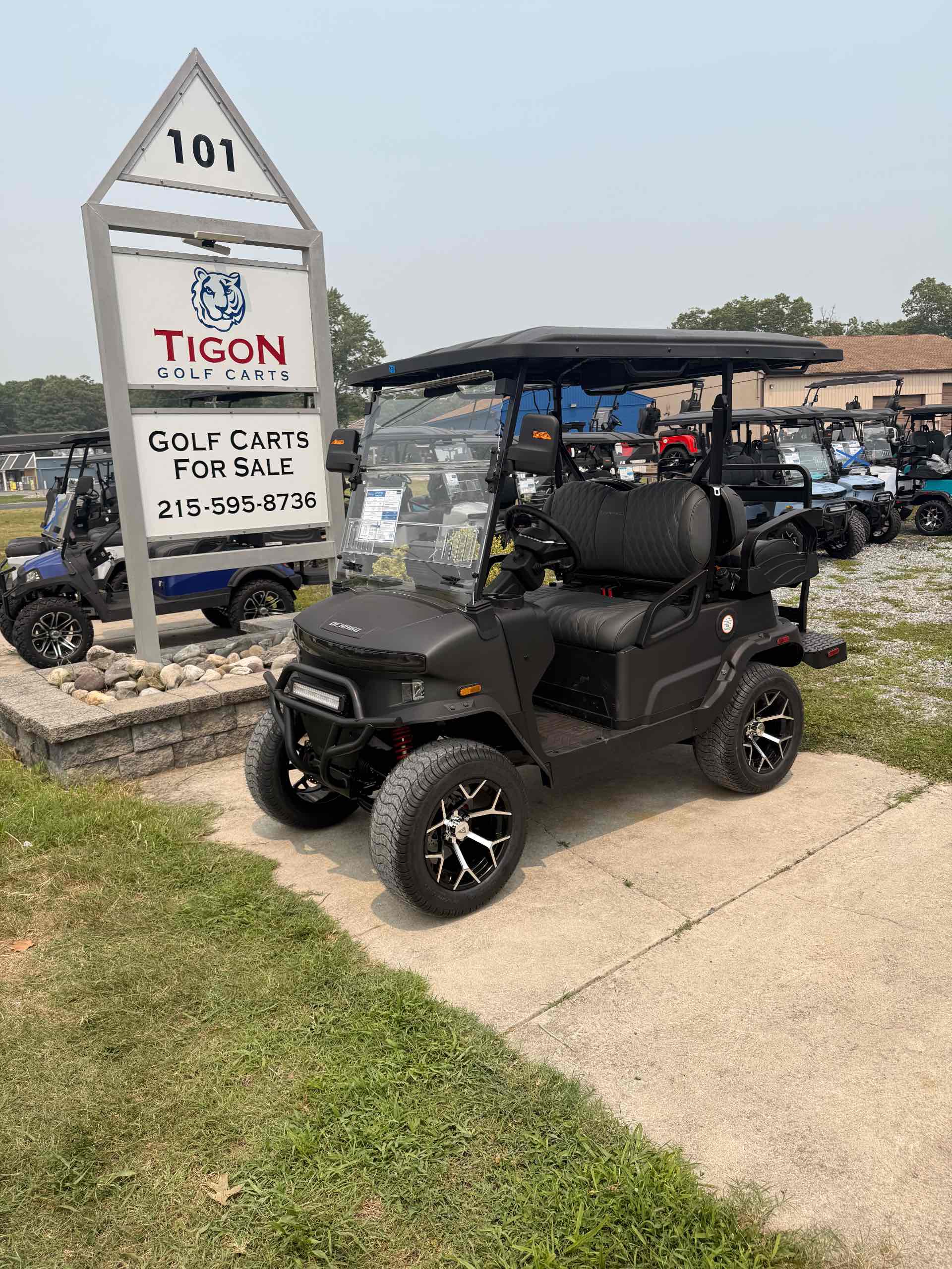 2026 Denago Nomad XL Golf Cart in Matte Black
