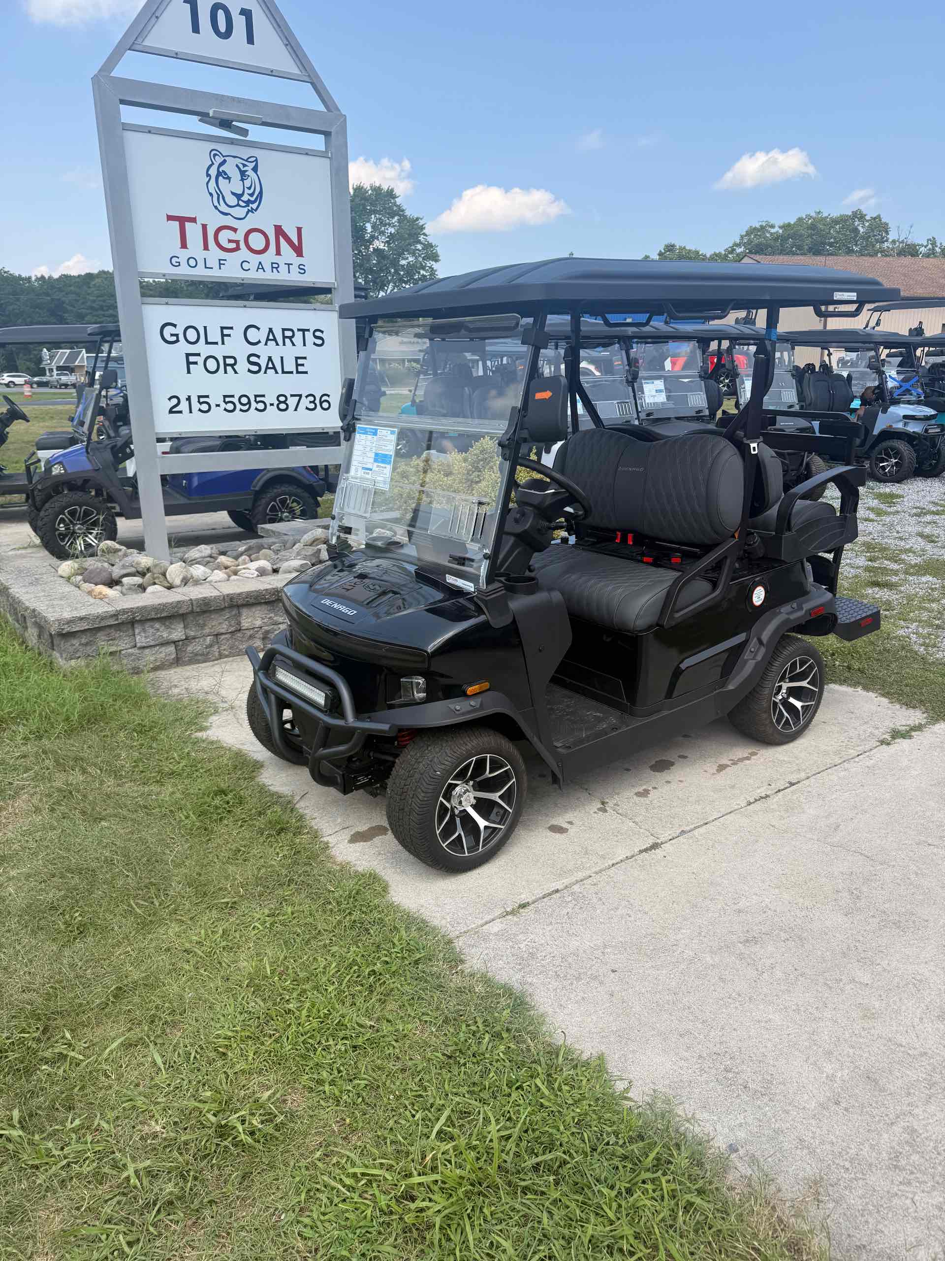 2026 Denago Nomad Golf Cart in Black