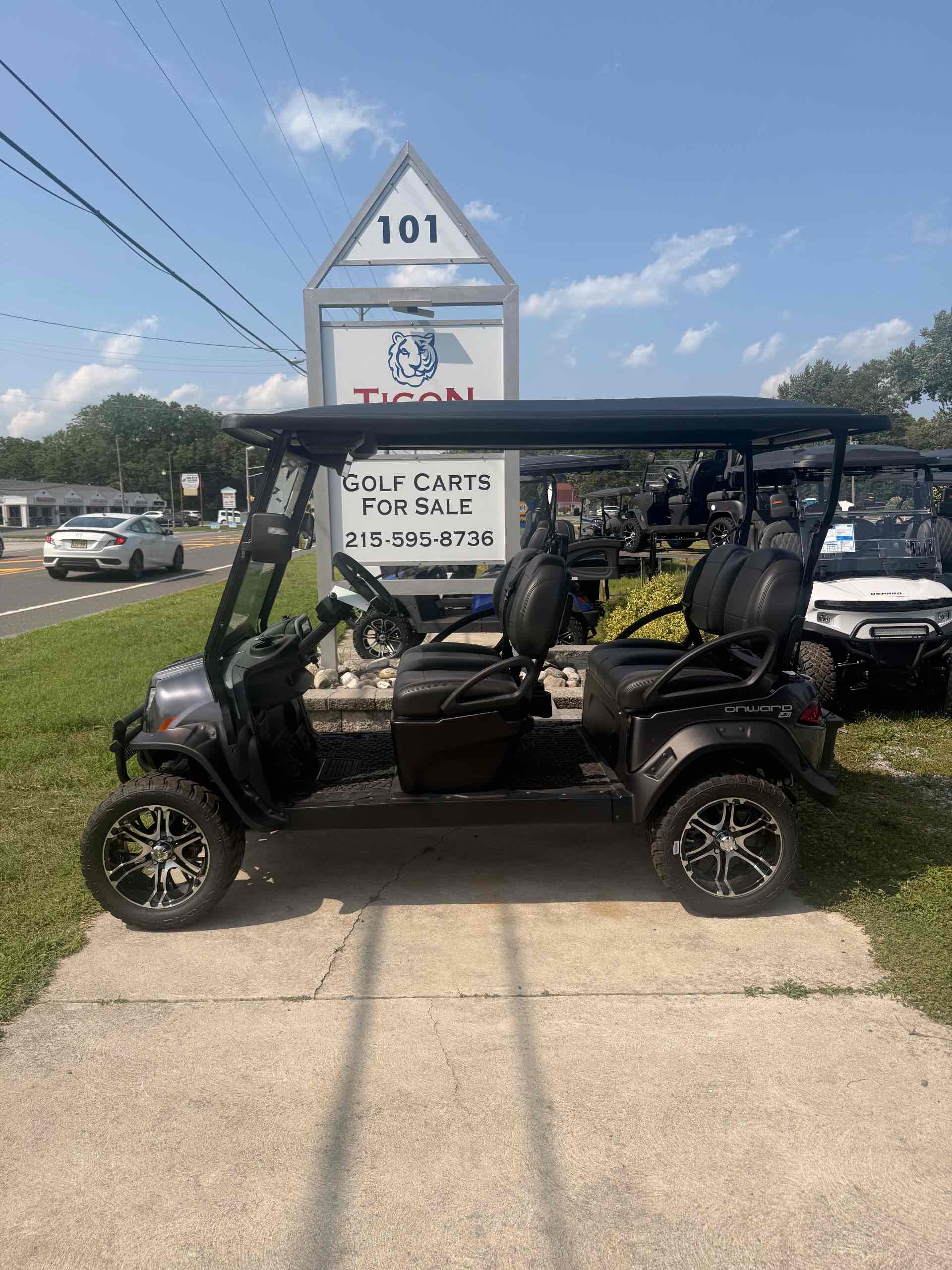 2027 Club Car Onward 4 Forward LSV Midnight Silver image 2