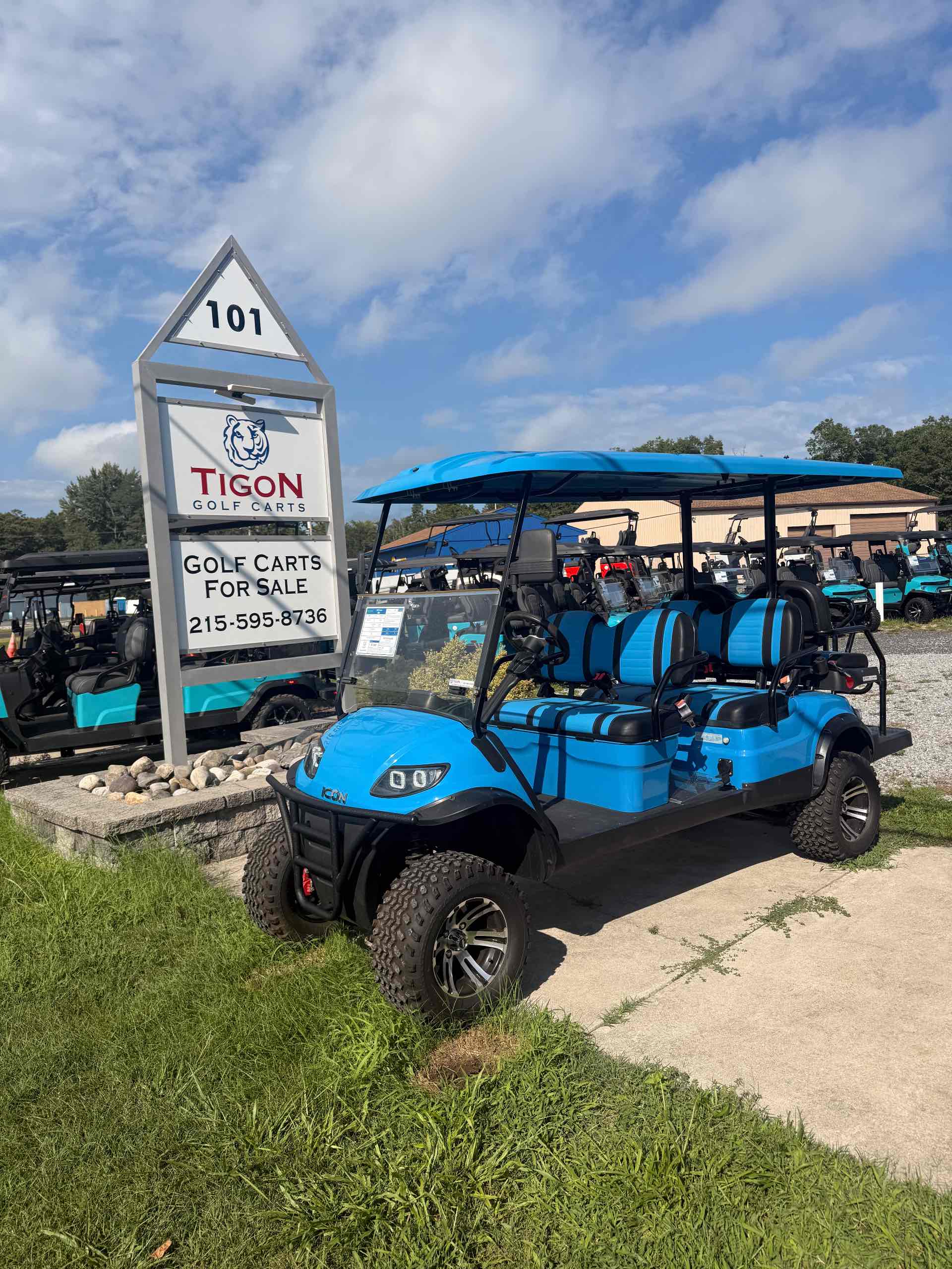 2023 Icon i60L Caribbean golf cart for sale in Ocean View, NJ — July 4th Golf Cart Sales Event