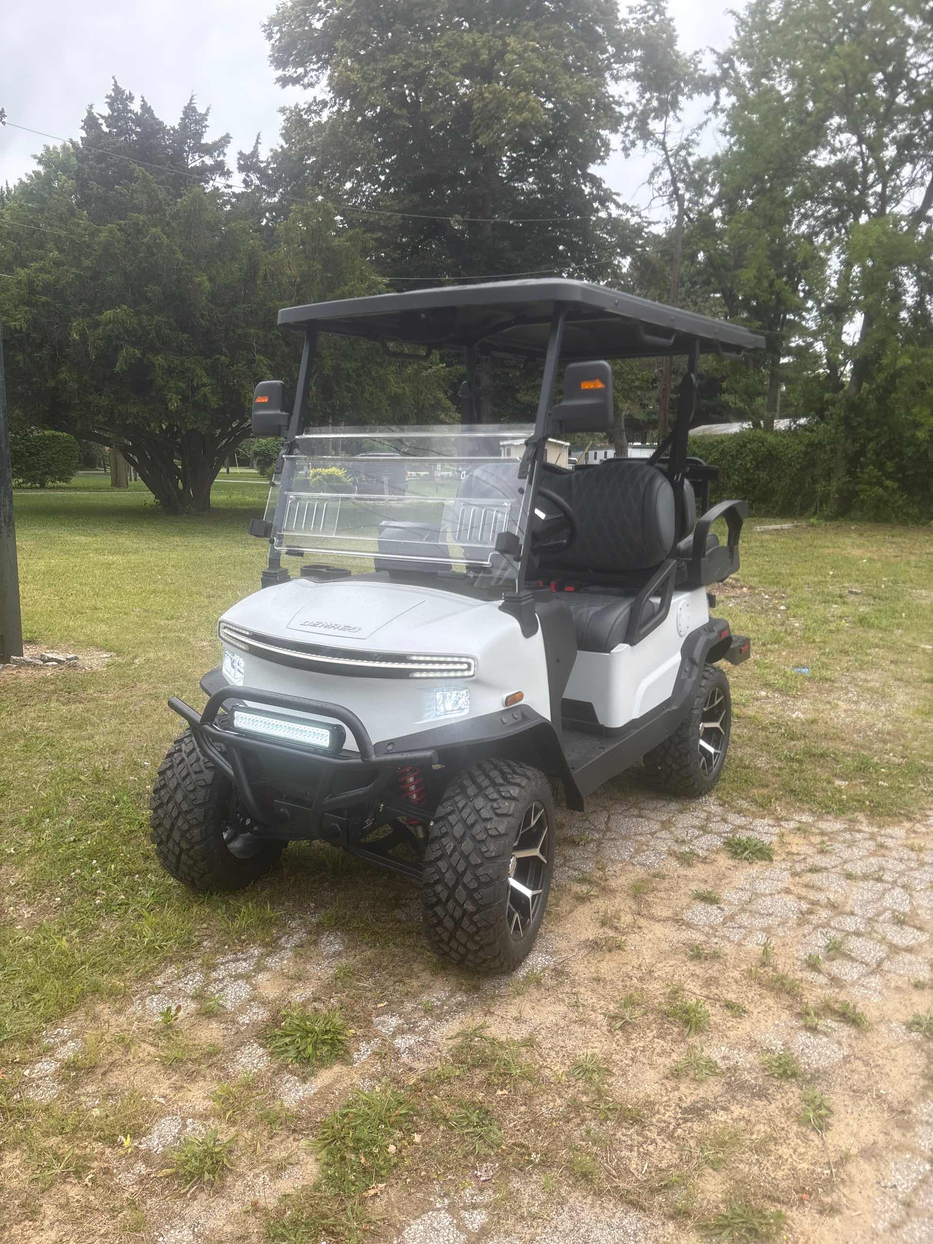 2026 Denago Nomad XL Golf Cart in Matte White