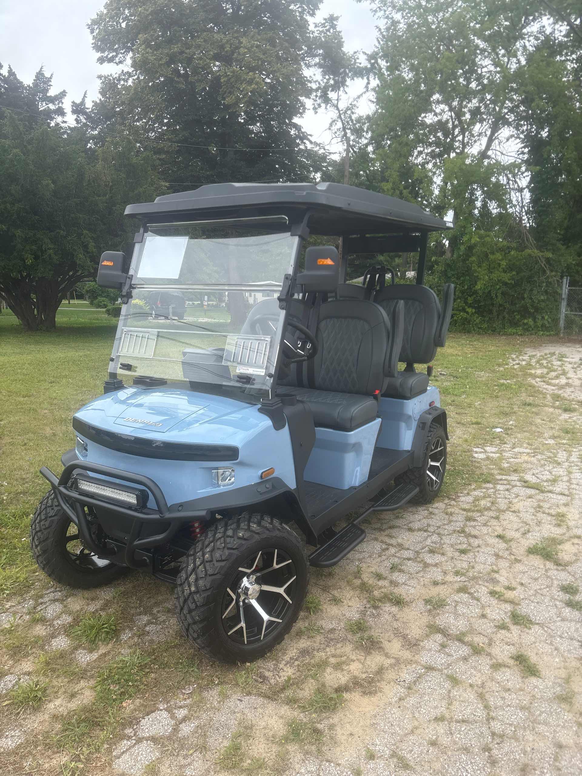 2026 Denago Rover XL Golf Cart in Glacier
