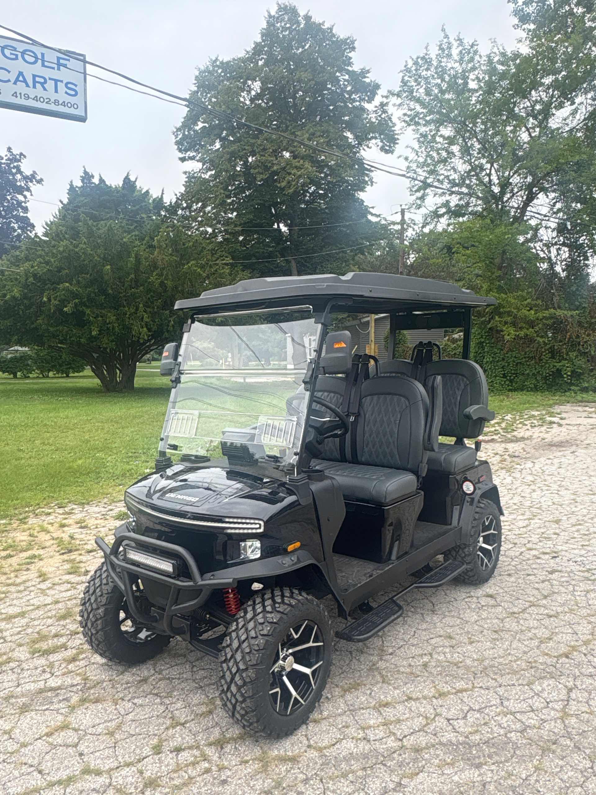 2026 Denago Rover XL Golf Cart in Black for sale at TIGON Swanton, OH