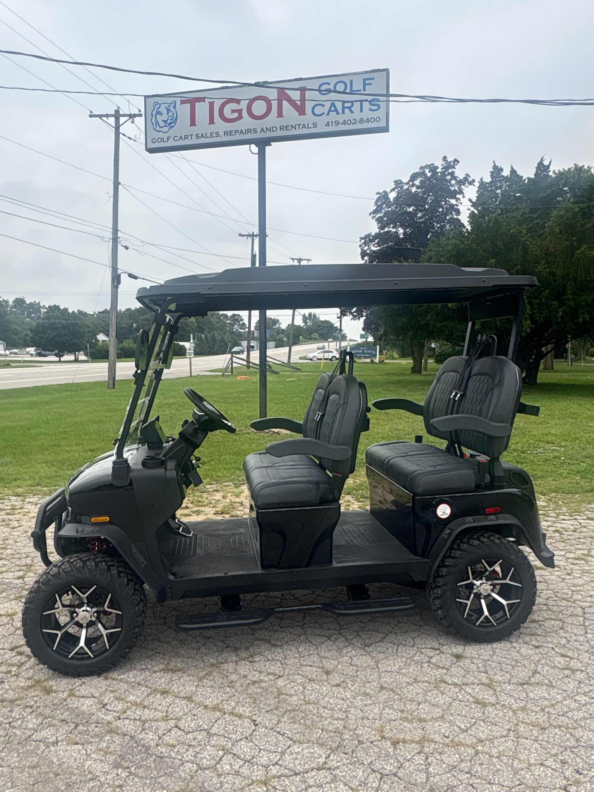 2026 Denago Rover XL Black golf cart in Black — photo 2 of 4, Swanton, OH