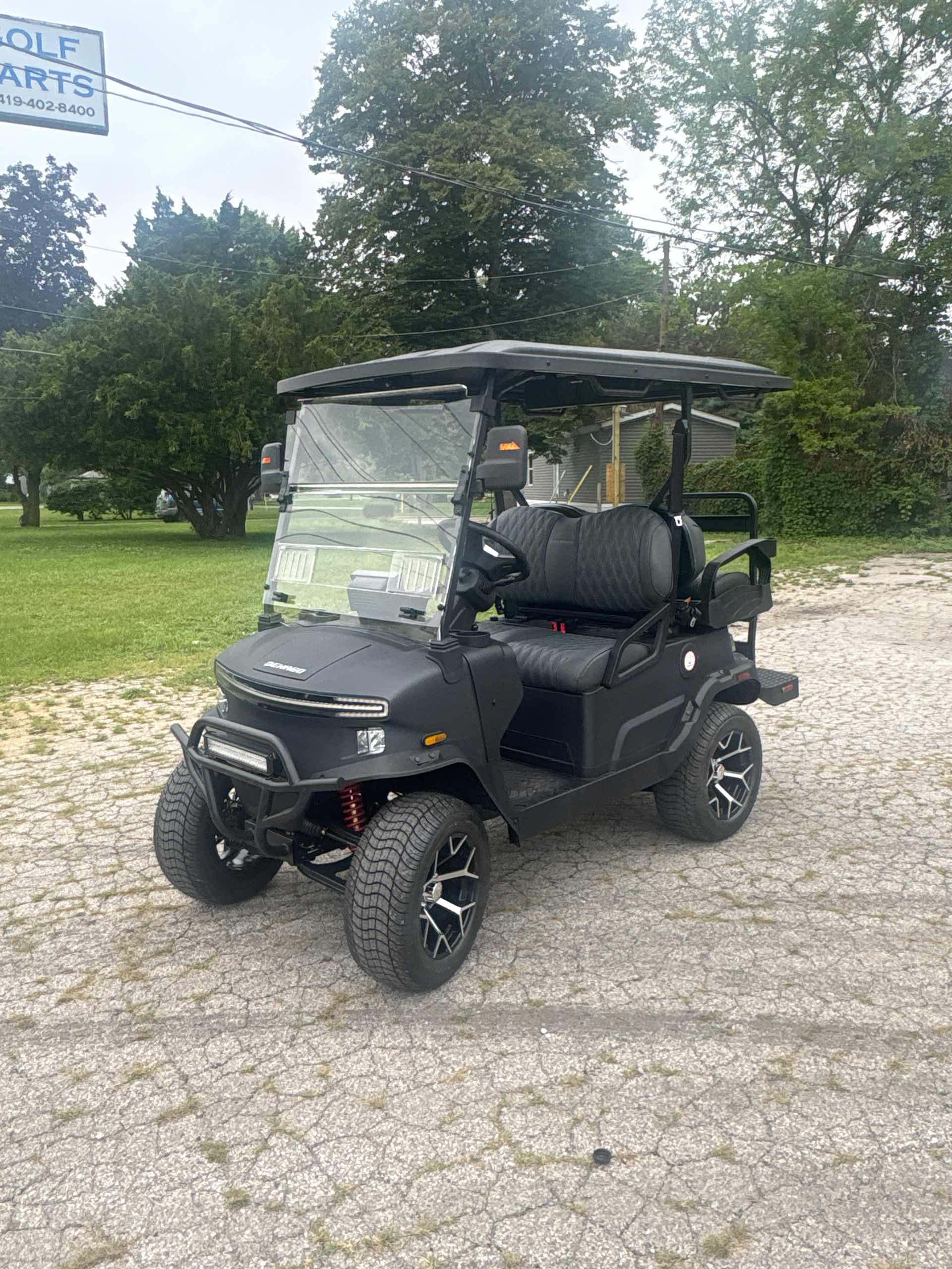 2026 Denago Nomad XL Golf Cart in Matte Black for sale at TIGON Swanton, OH